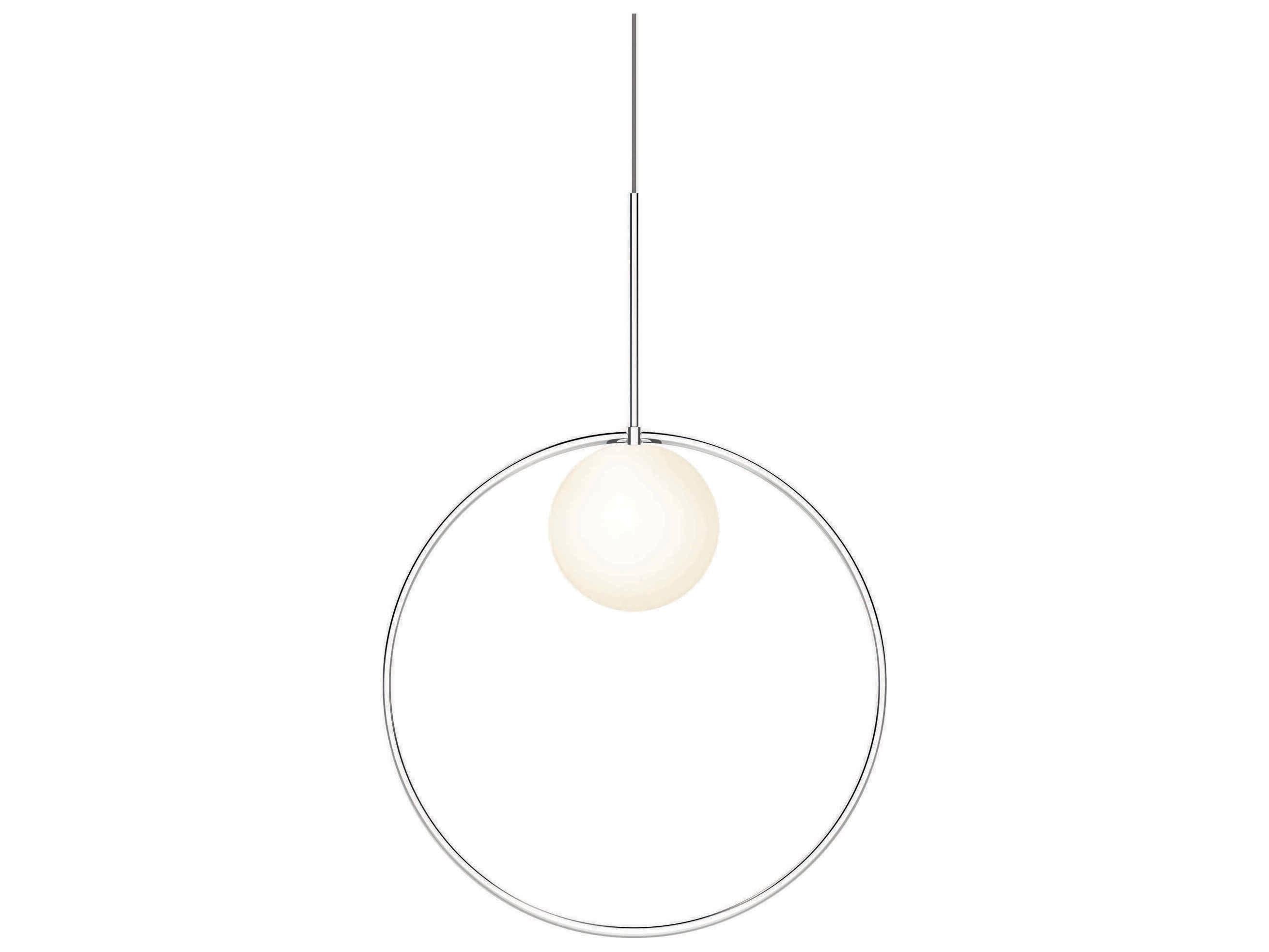 Pablo Bola Halo 1-Light Globe Round Pendant