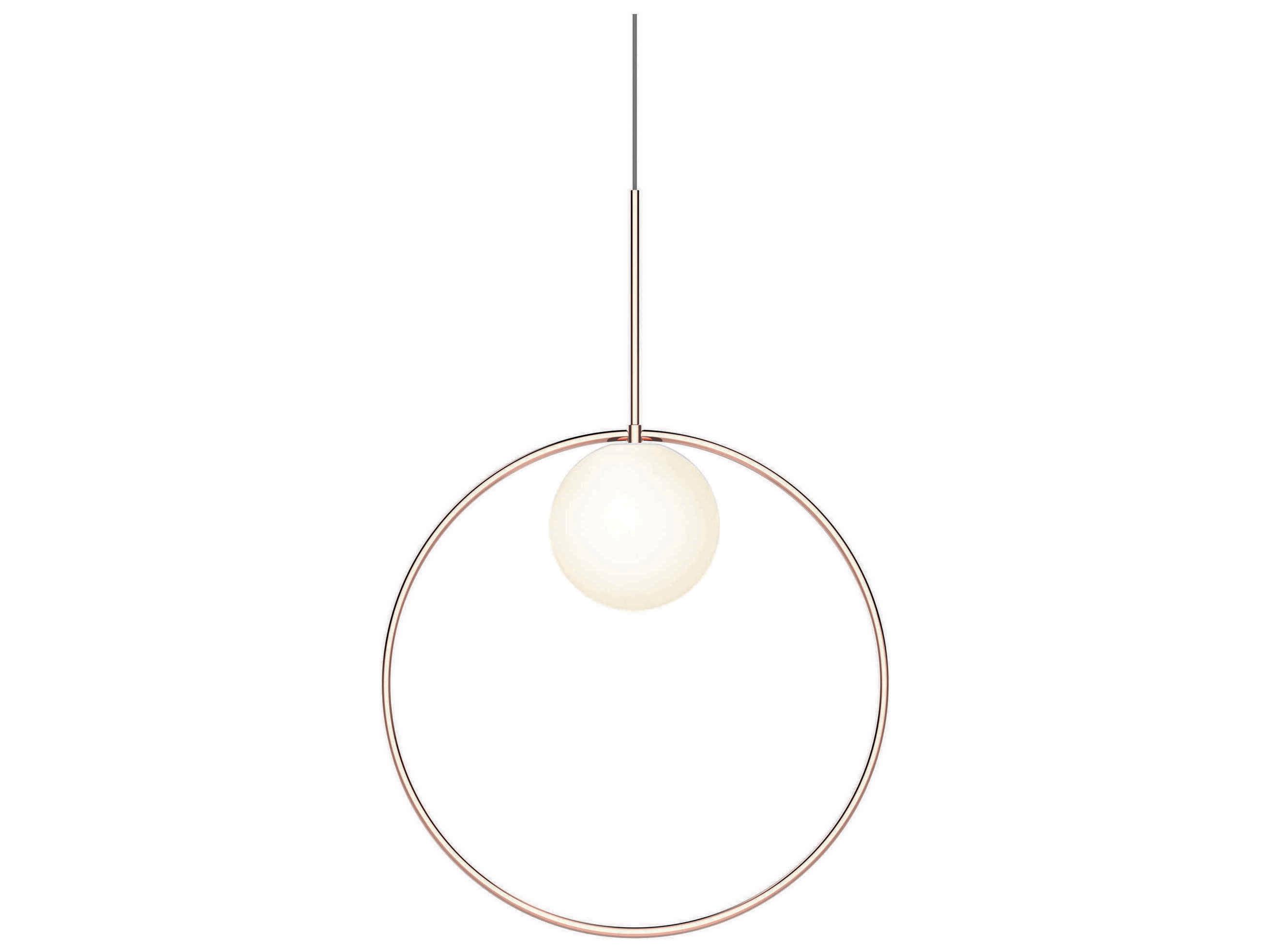 Pablo Bola Halo 1-Light Globe Round Pendant
