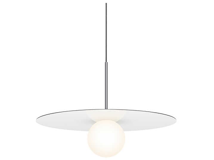 Pablo Bola Disc 1-Light Globe Round Pendant