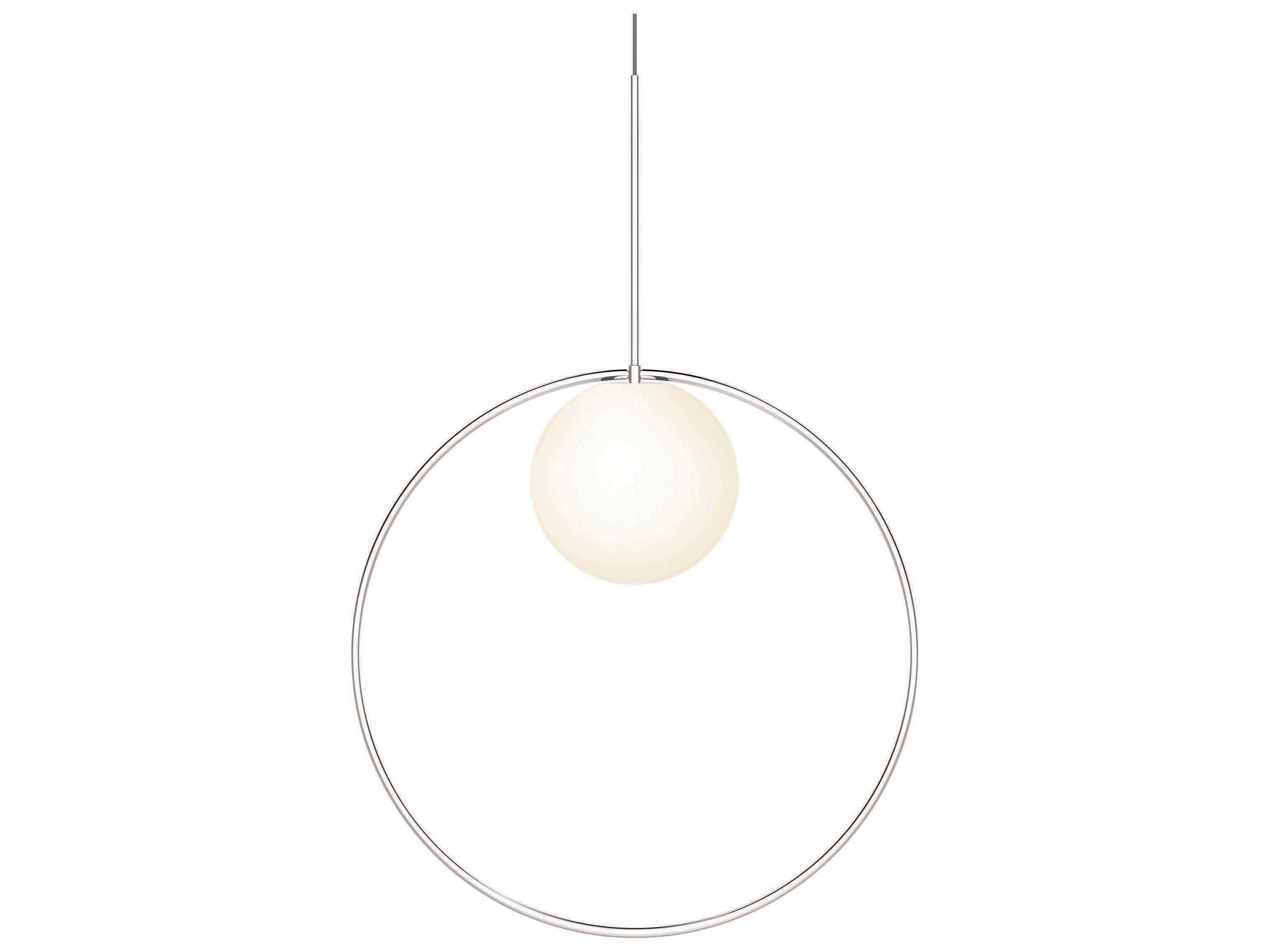 Pablo Bola Halo 1-Light Globe Round Pendant