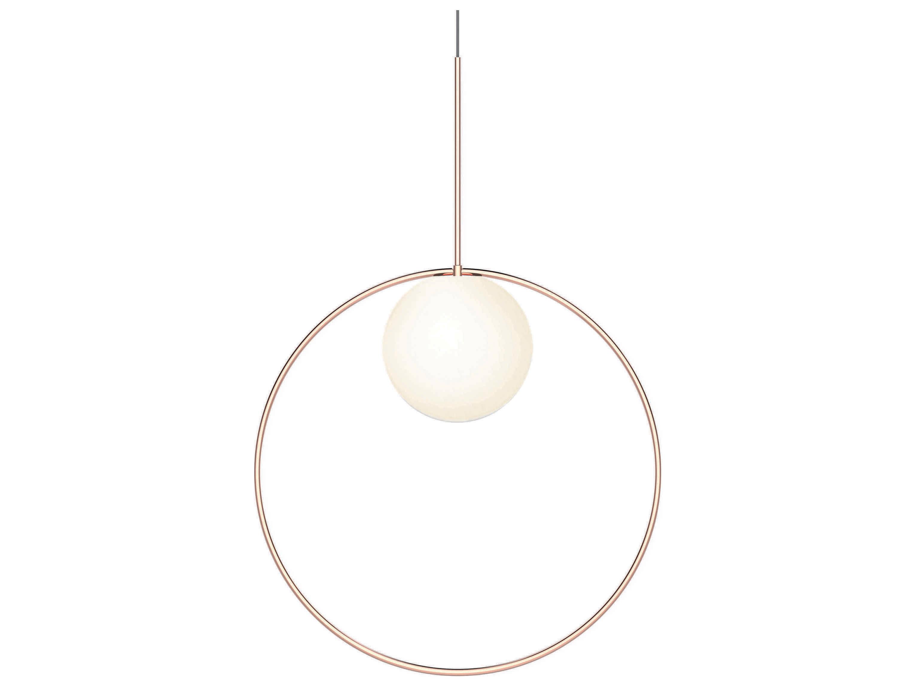 Pablo Bola Halo 1-Light Globe Round Pendant