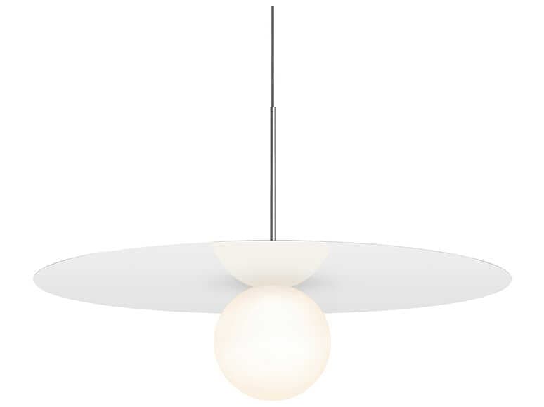 Pablo Bola Disc 1-Light Globe Round Pendant