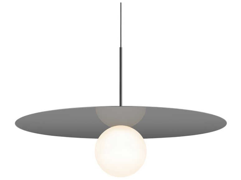 Pablo Bola Disc 1-Light Globe Round Pendant