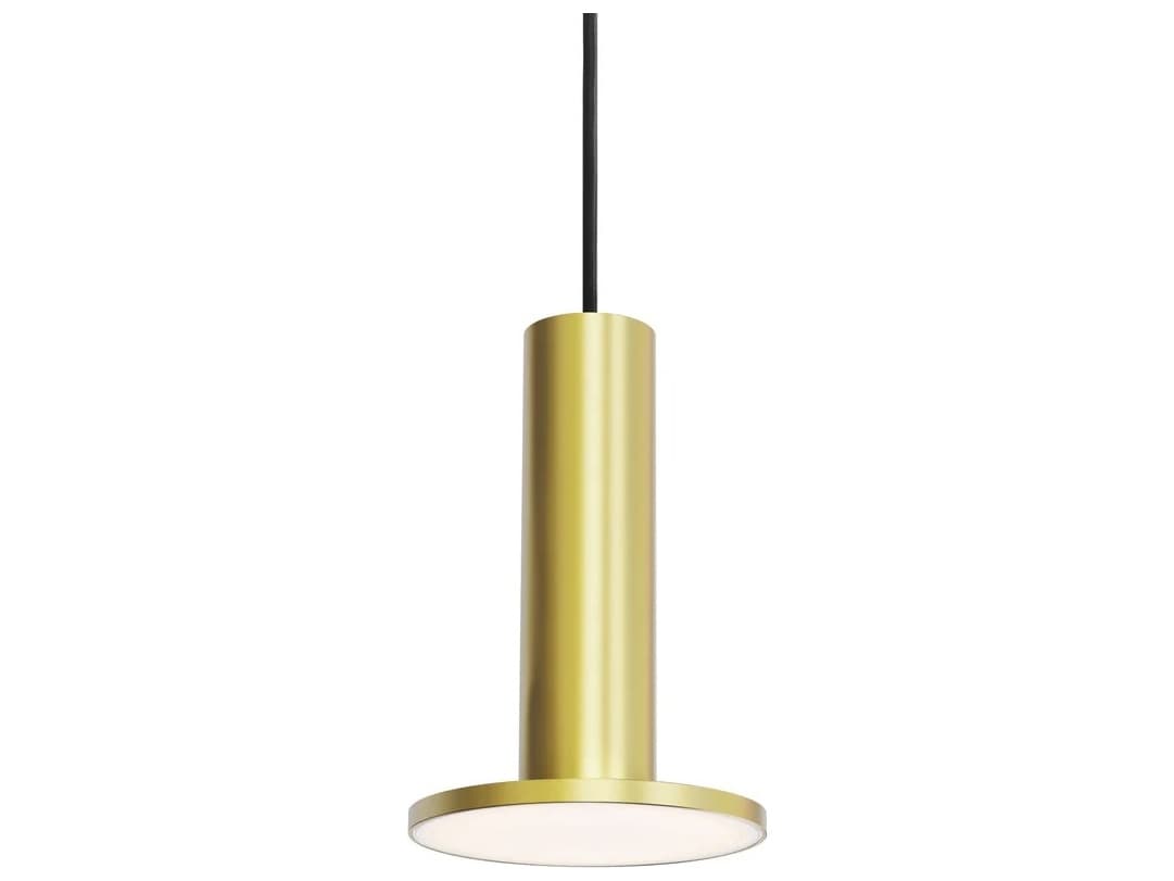 Pablo Cielo Plus 1-Light Brass Cylinder Linear Mini Pendant