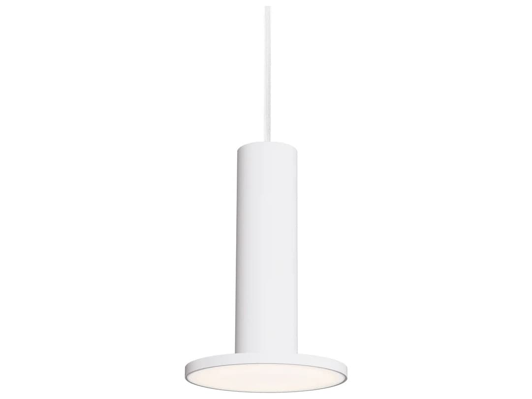 Pablo Cielo Plus 1-Light White Cylinder Linear Mini Pendant