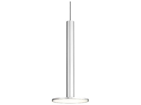Pablo Cielo-XL 1-Light Satin Aluminum Silver Cylinder Linear Mini Pendant