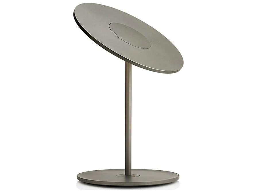 Pablo Circa Graphite Polycarbonate Lens Black Table Lamp