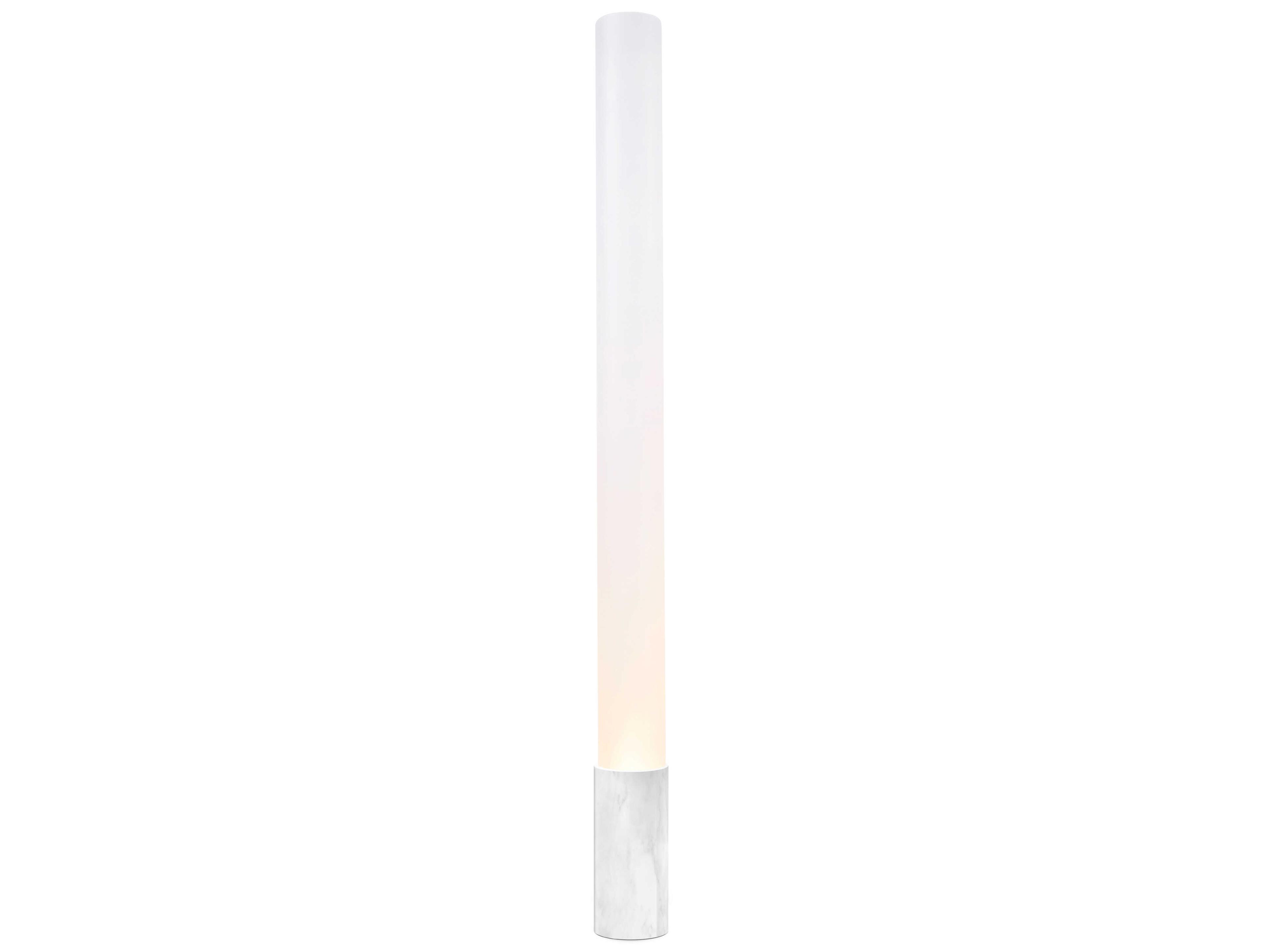 Pablo Elise White Marble PMMA Diffuser Floor Lamp