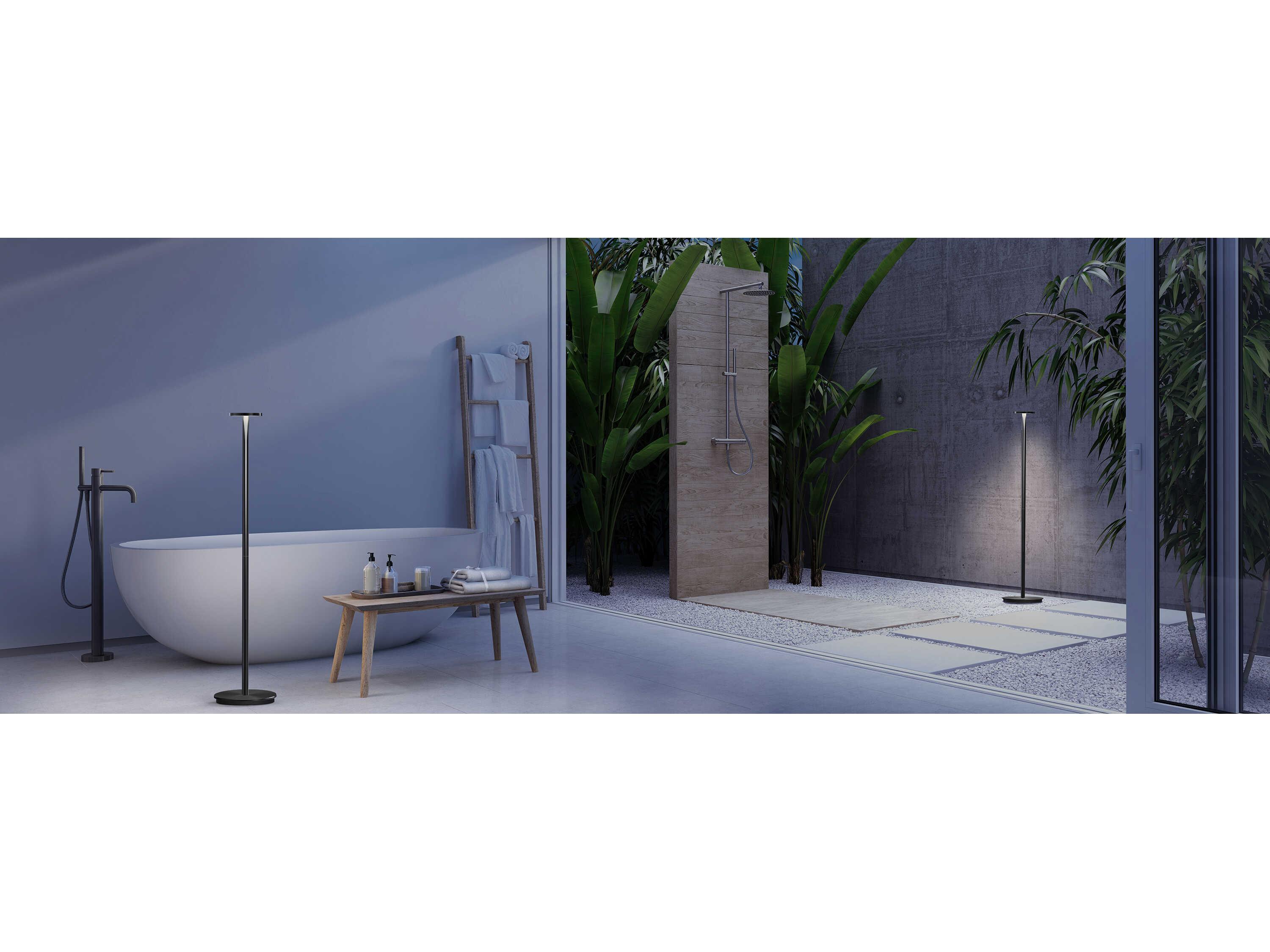 Pablo Luci Black Floor Lamp