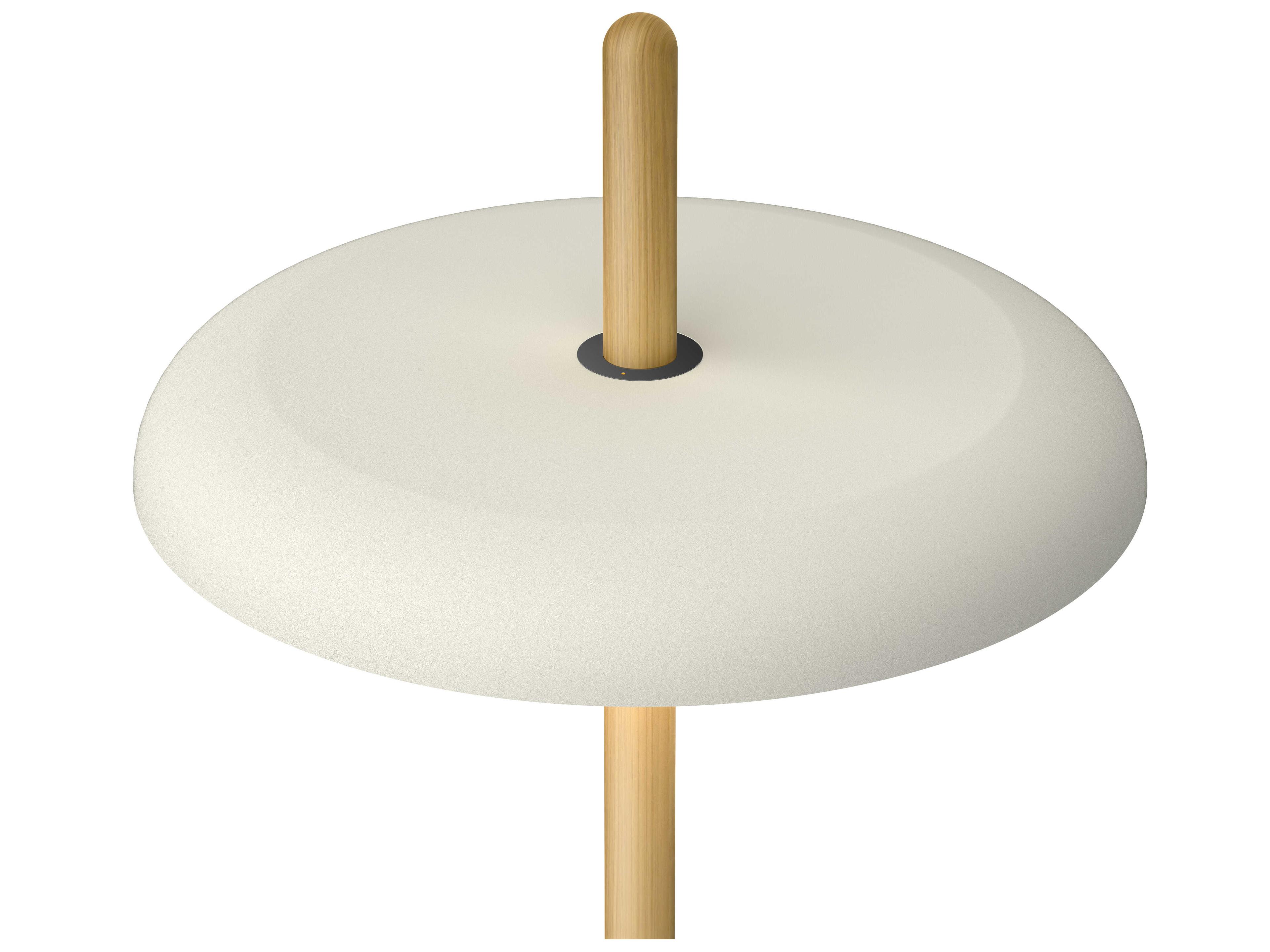 Pablo Nivel White Oak Wood Floor Lamp