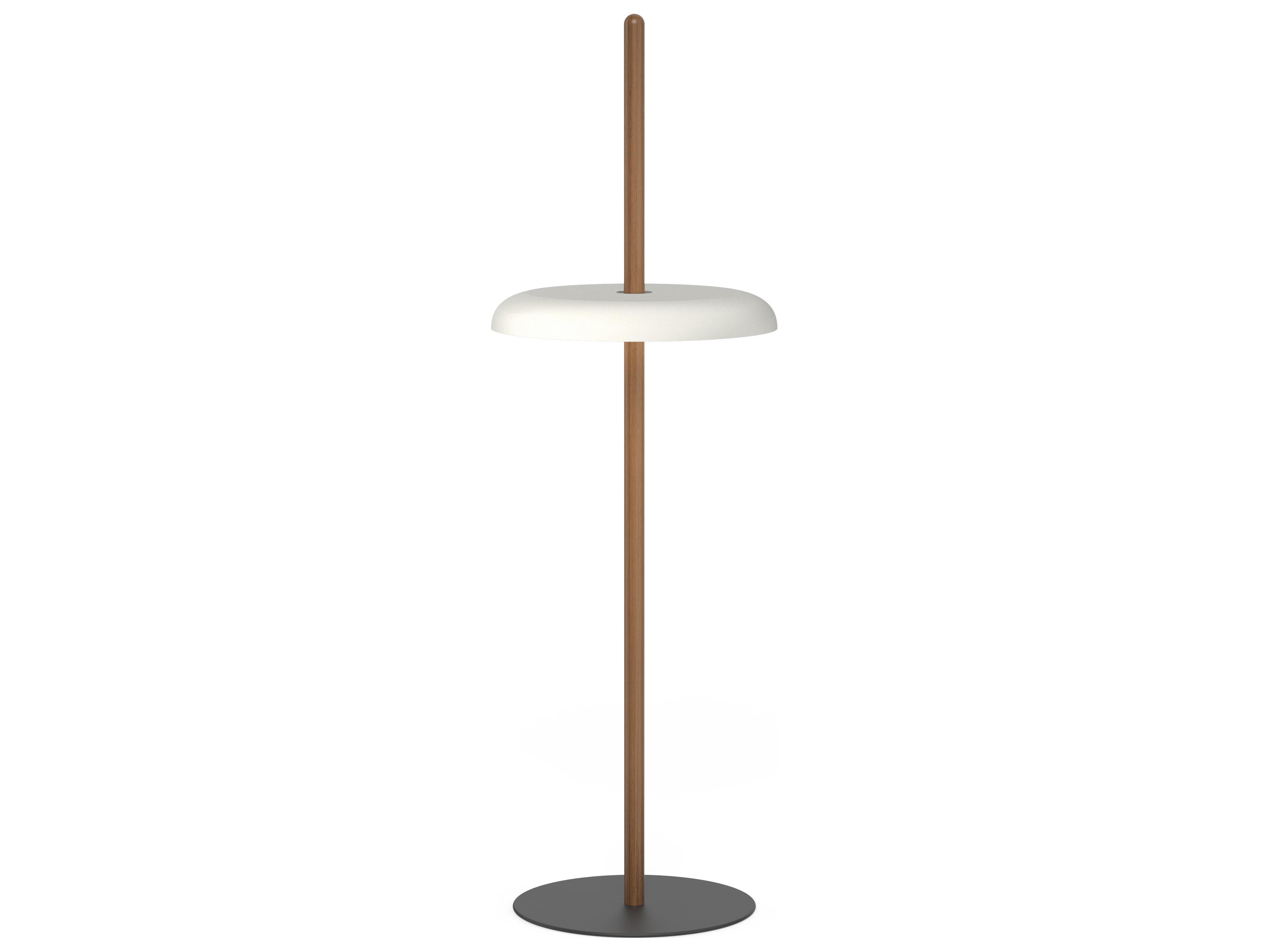 Pablo Nivel Walnut White Brown Floor Lamp