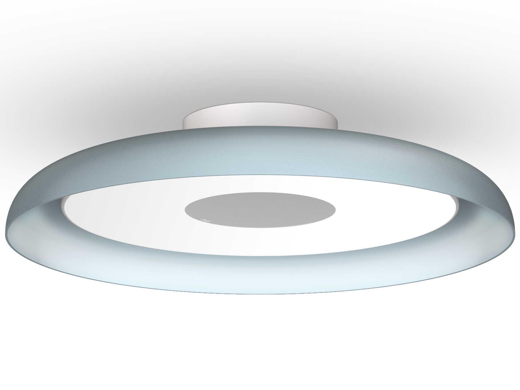 Pablo Nivel 1-Light Flush Blue Round Mount