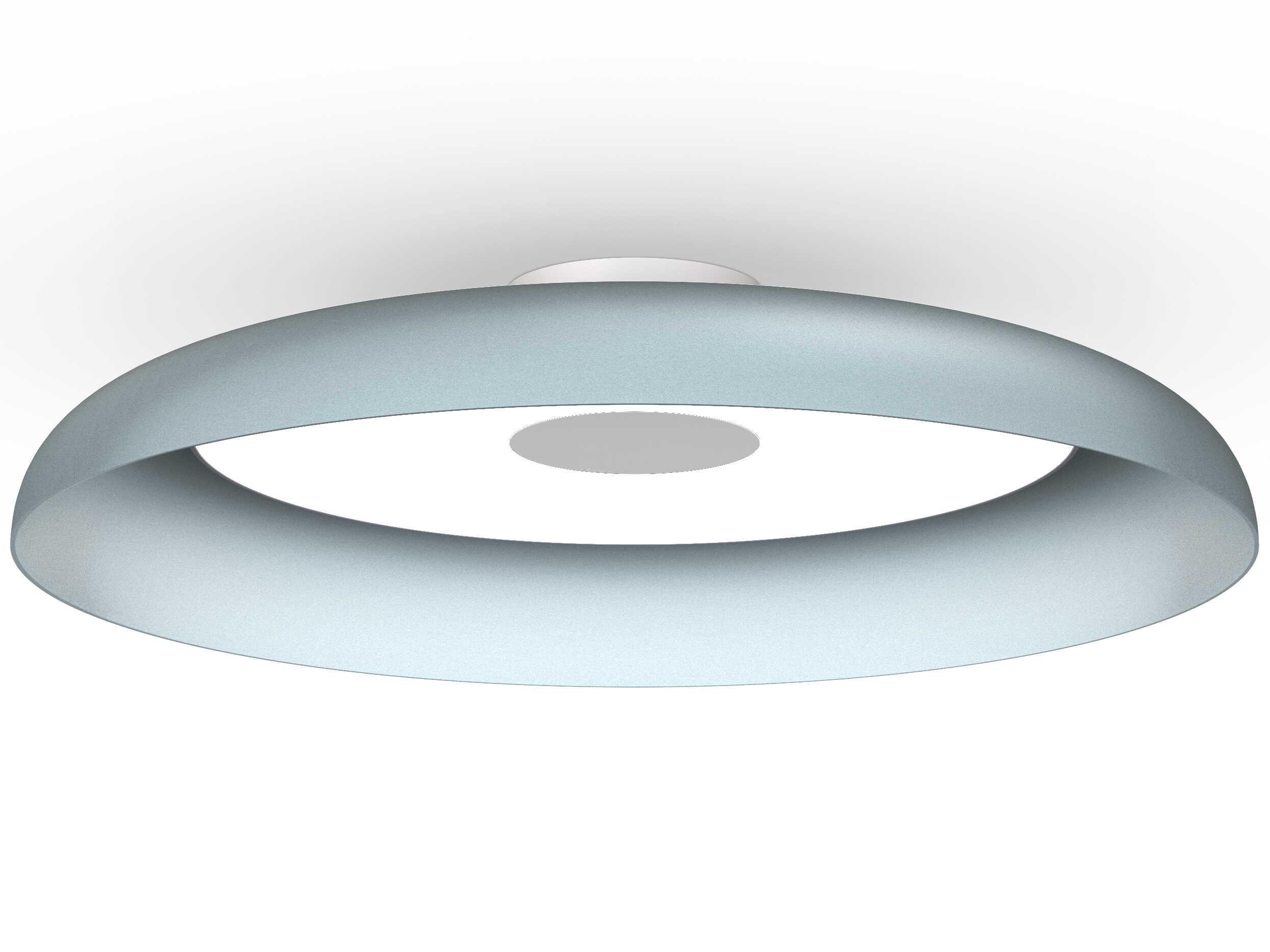 Pablo Nivel 1-Light Flush Blue Round Mount