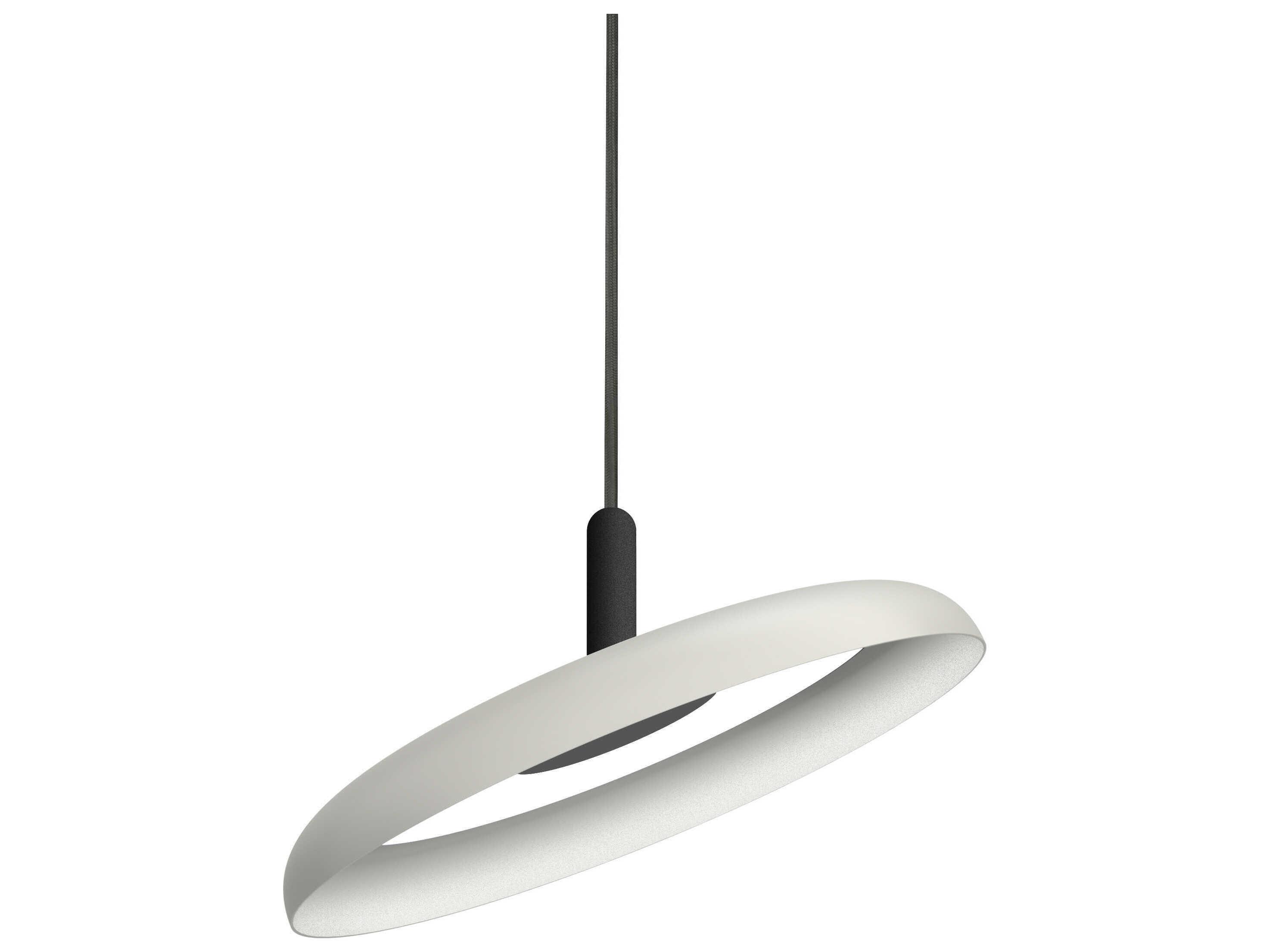 Pablo Nivel 1-Light White Round Pendant