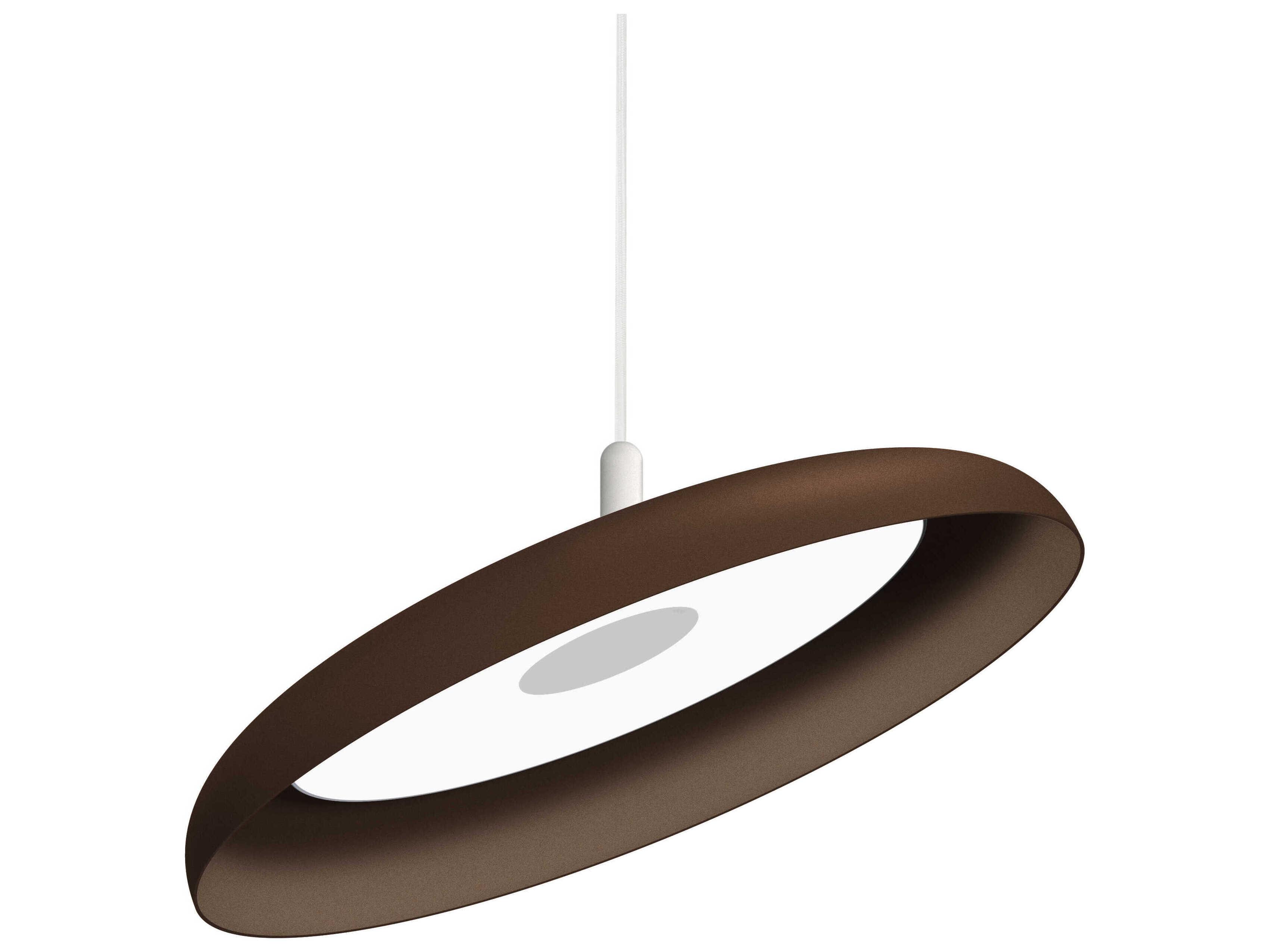 Pablo Nivel 1-Light Espresso Brown Round Pendant