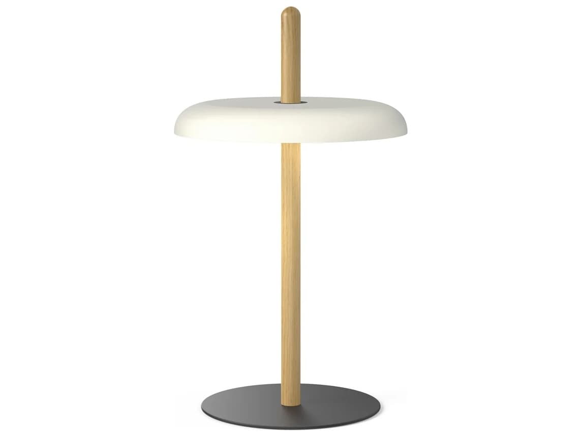 Pablo Nivel White Oak Wood Table Lamp