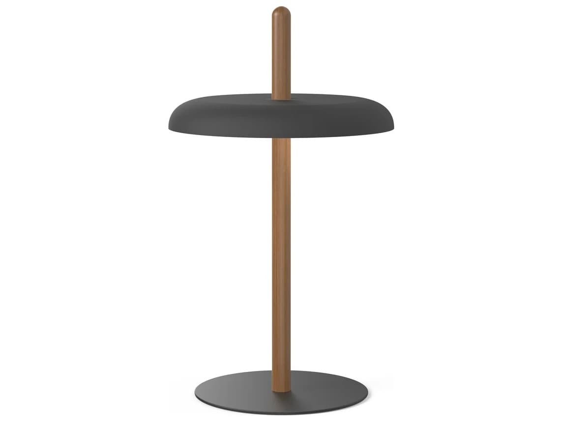 Pablo Nivel Walnut Black Brown Table Lamp