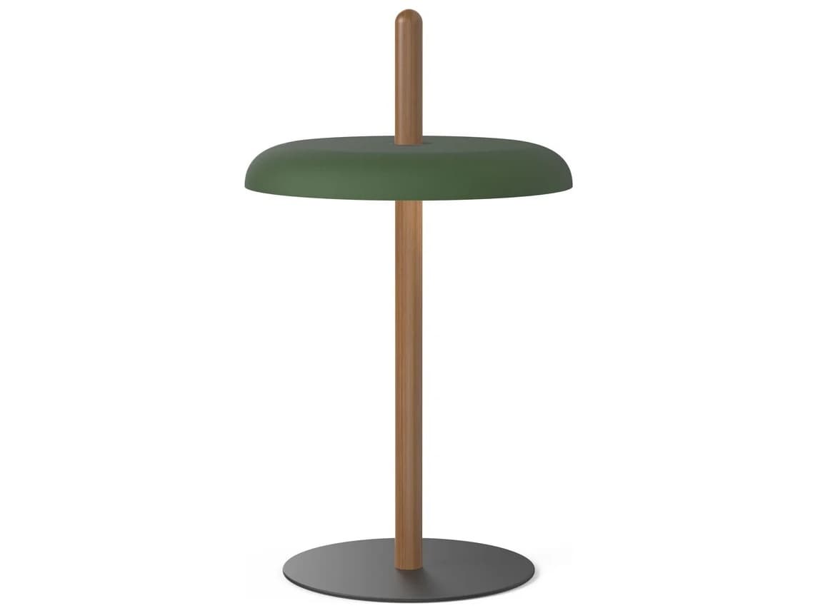 Pablo Nivel Walnut Green Brown Table Lamp