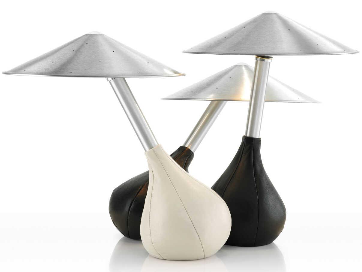 Pablo Piccola Ivory Glass Tube Off White Table Lamp