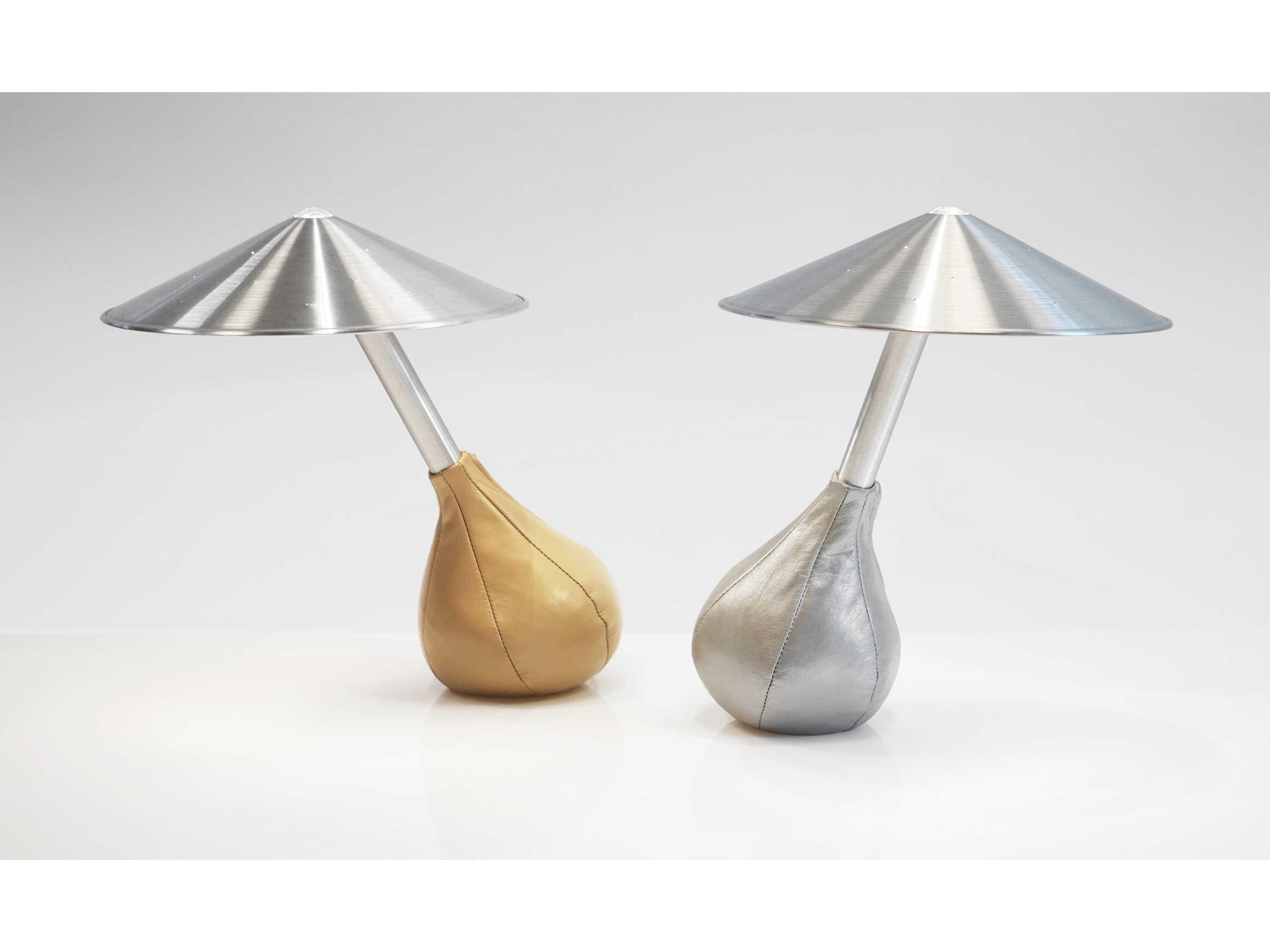 Pablo Piccola Mustard Glass Tube Yellow Table Lamp