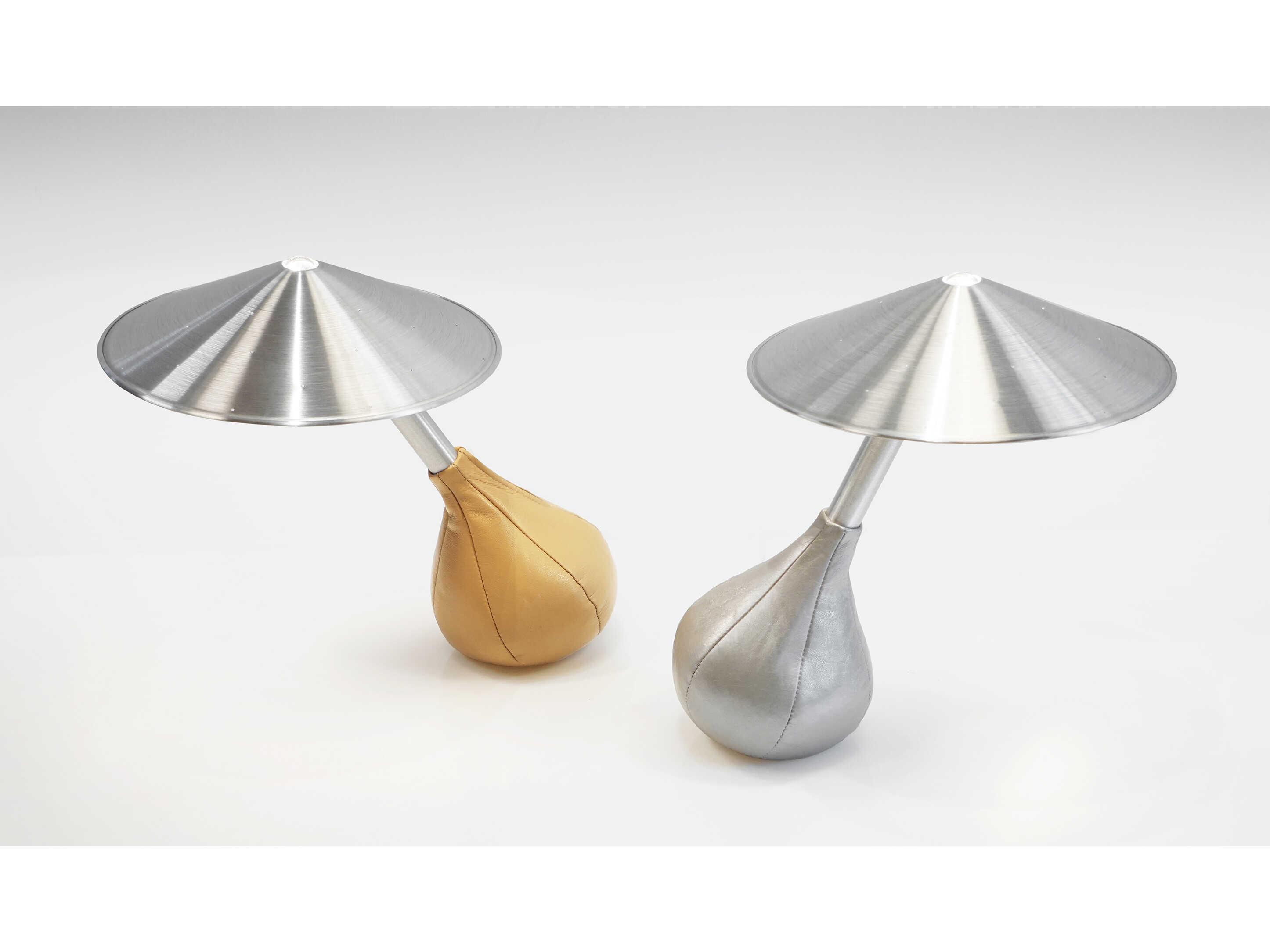 Pablo Piccola Mustard Glass Tube Yellow Table Lamp