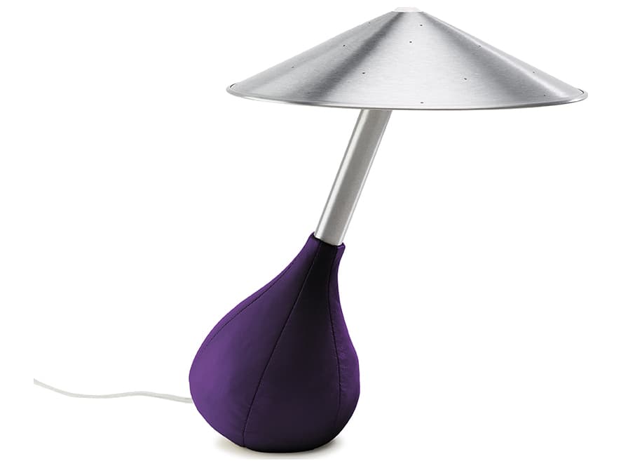 Pablo Piccola Purple Glass Tube Table Lamp