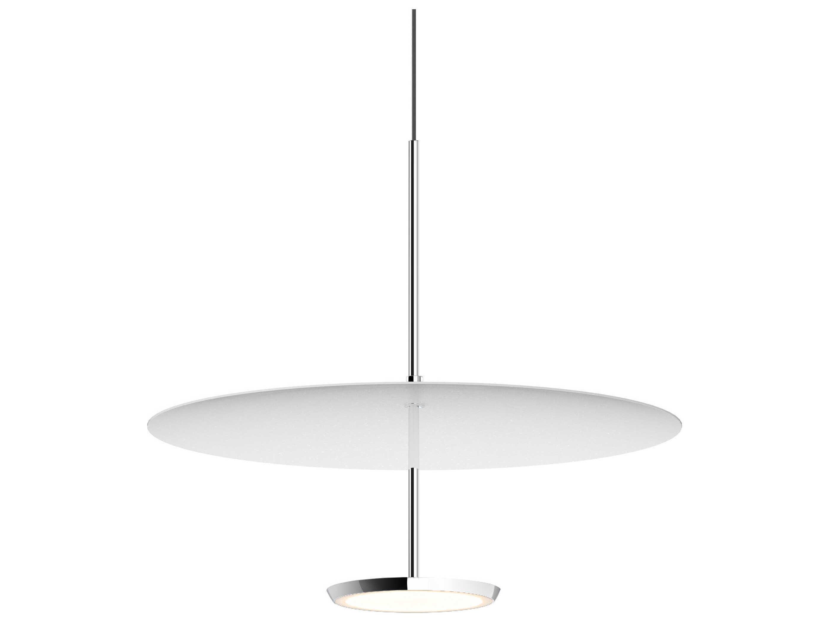 Pablo Sky 1-Light Chrome Round Pendant