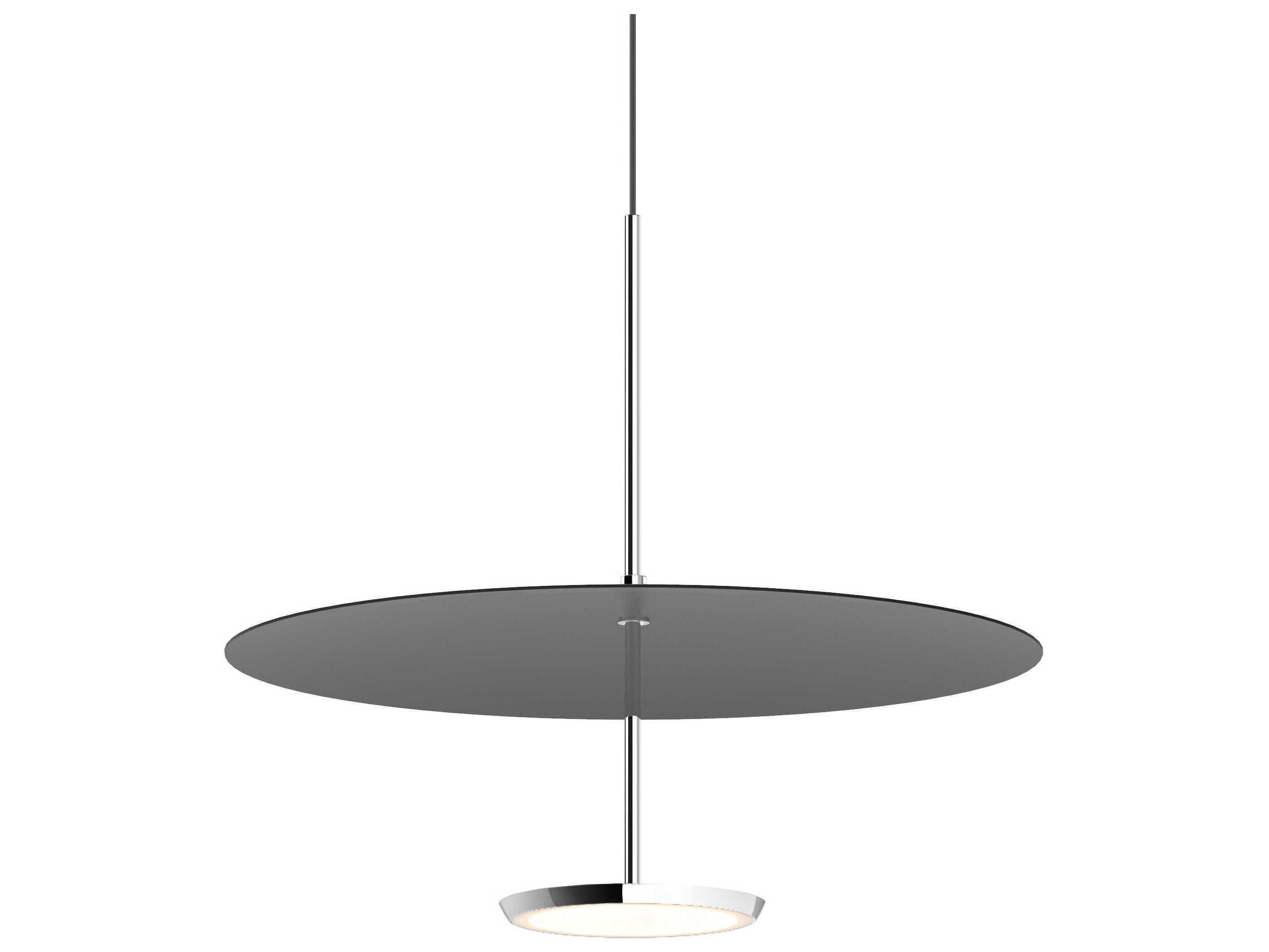 Pablo Sky 1-Light Chrome Round Pendant