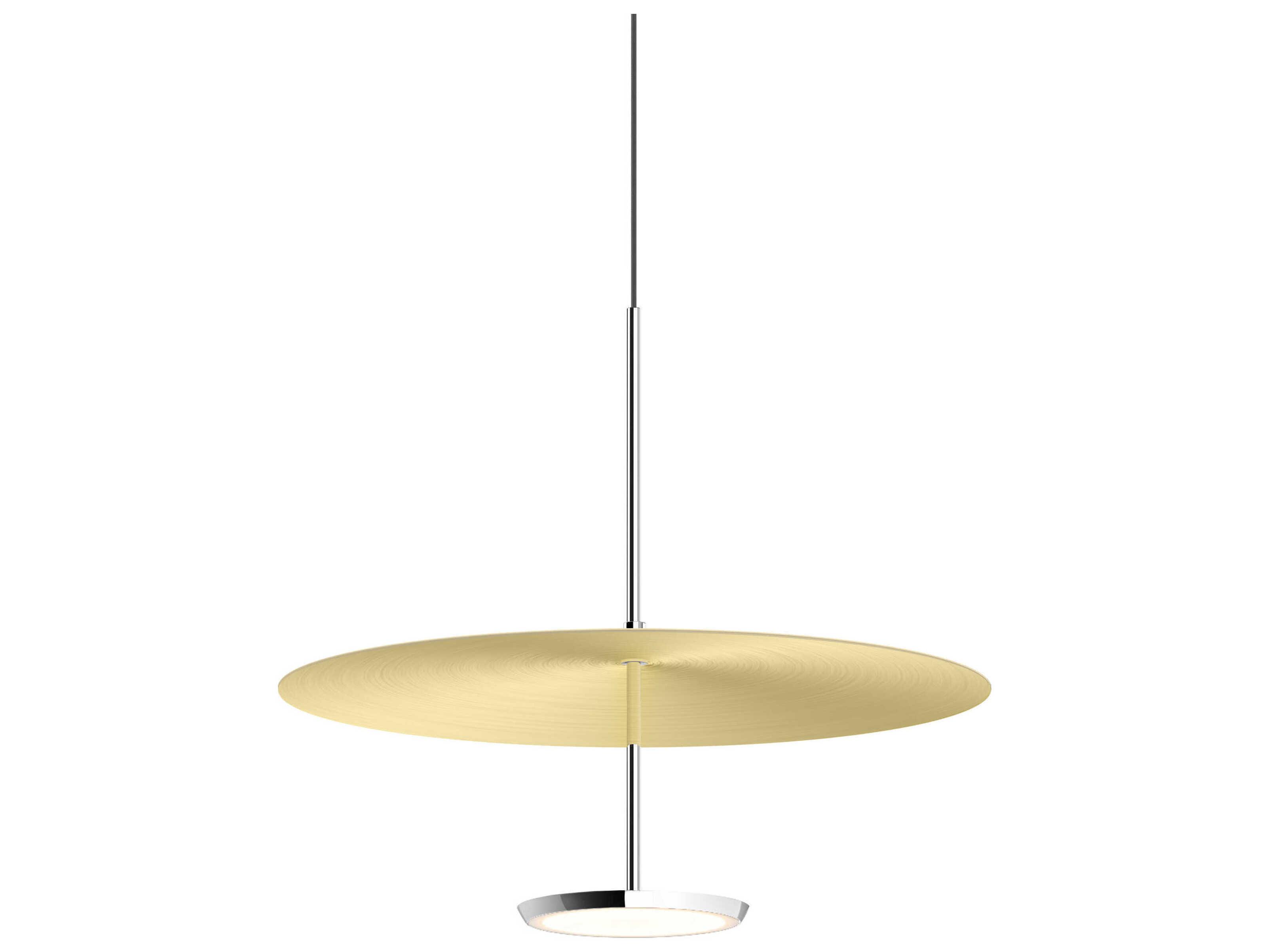 Pablo Sky 1-Light Chrome Round Pendant