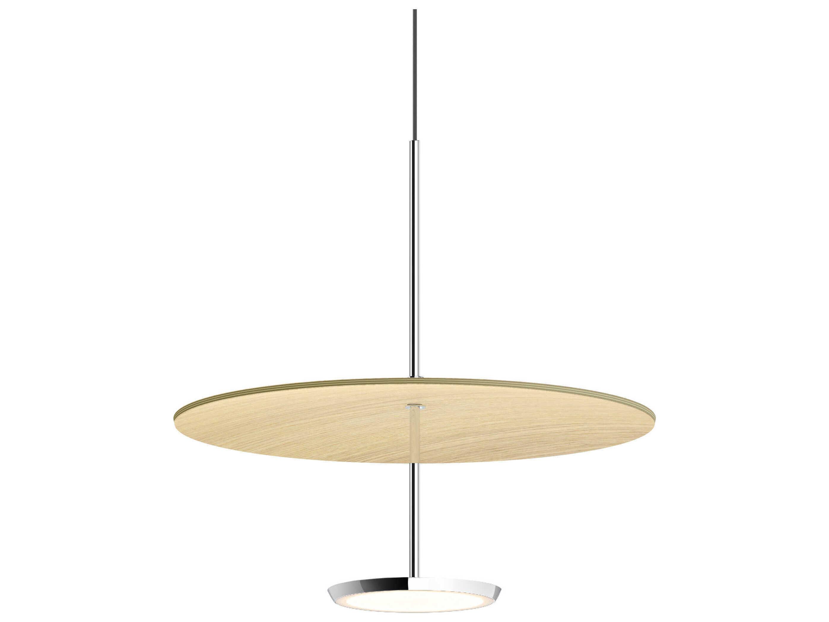 Pablo Sky 1-Light Chrome Round Pendant