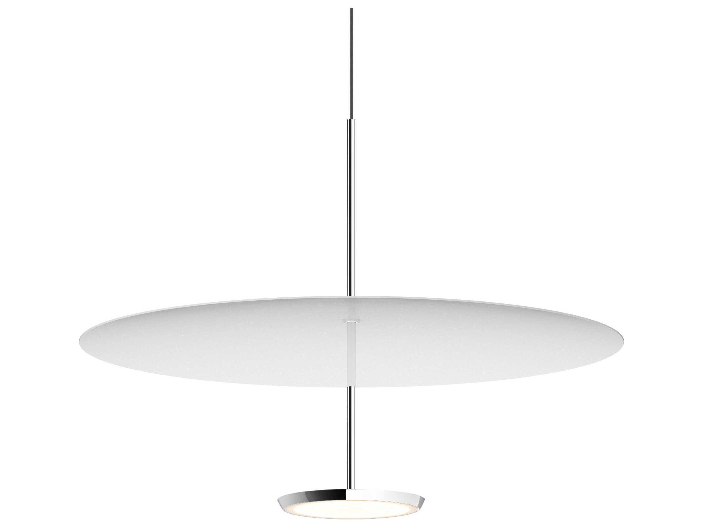 Pablo Sky 1-Light Chrome Round Pendant
