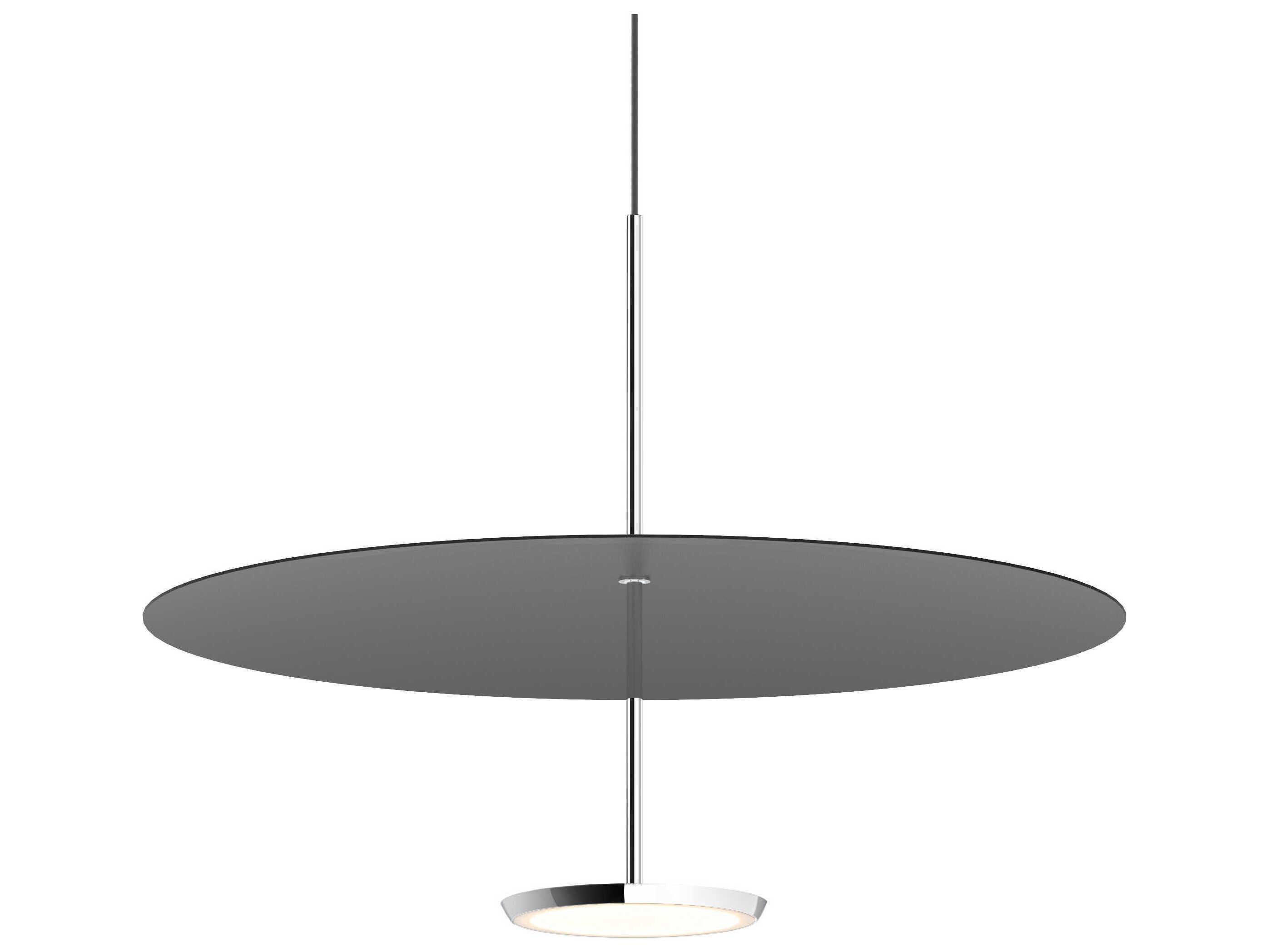 Pablo Sky 1-Light Chrome Round Pendant