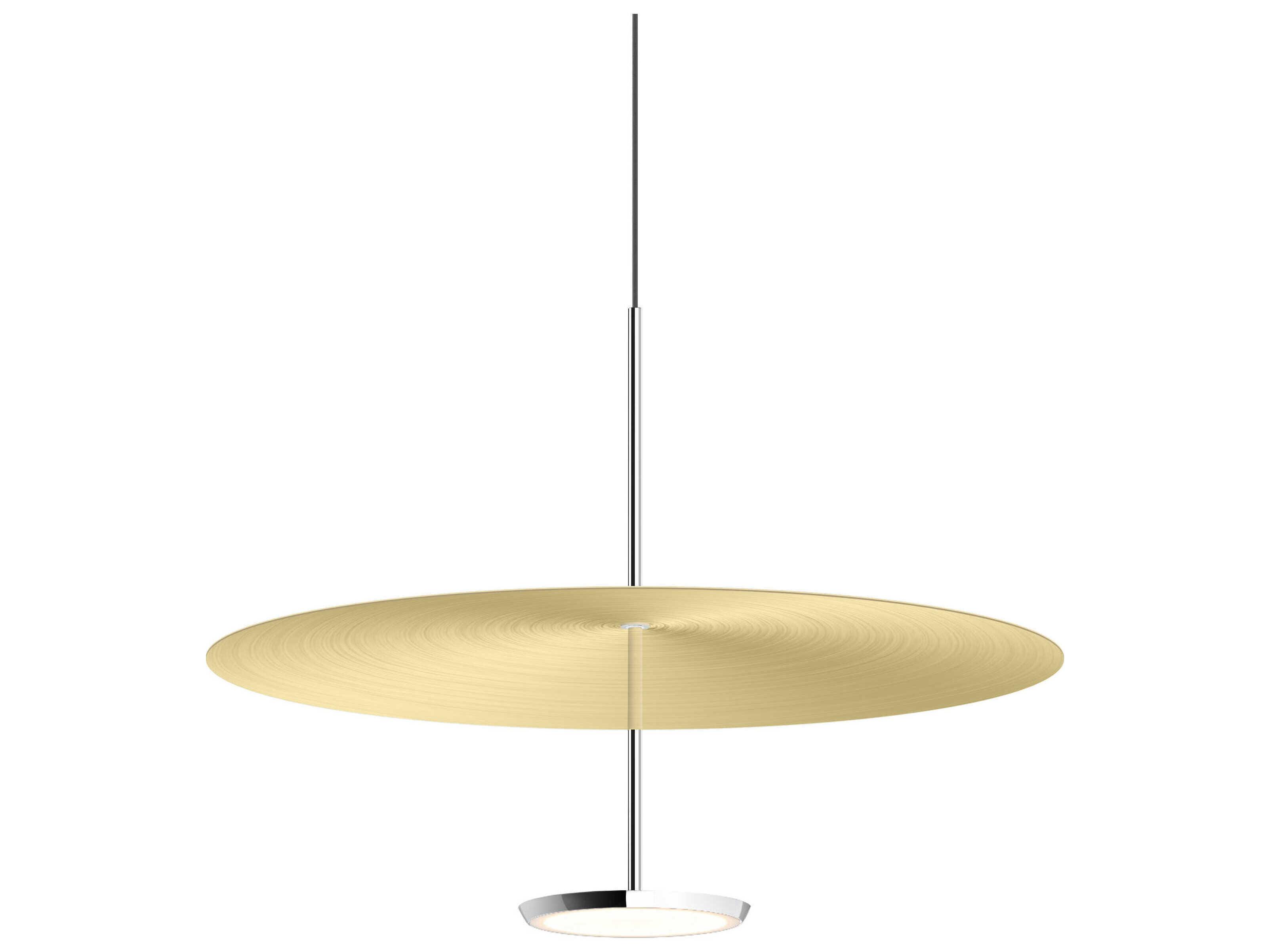 Pablo Sky 1-Light Chrome Round Pendant