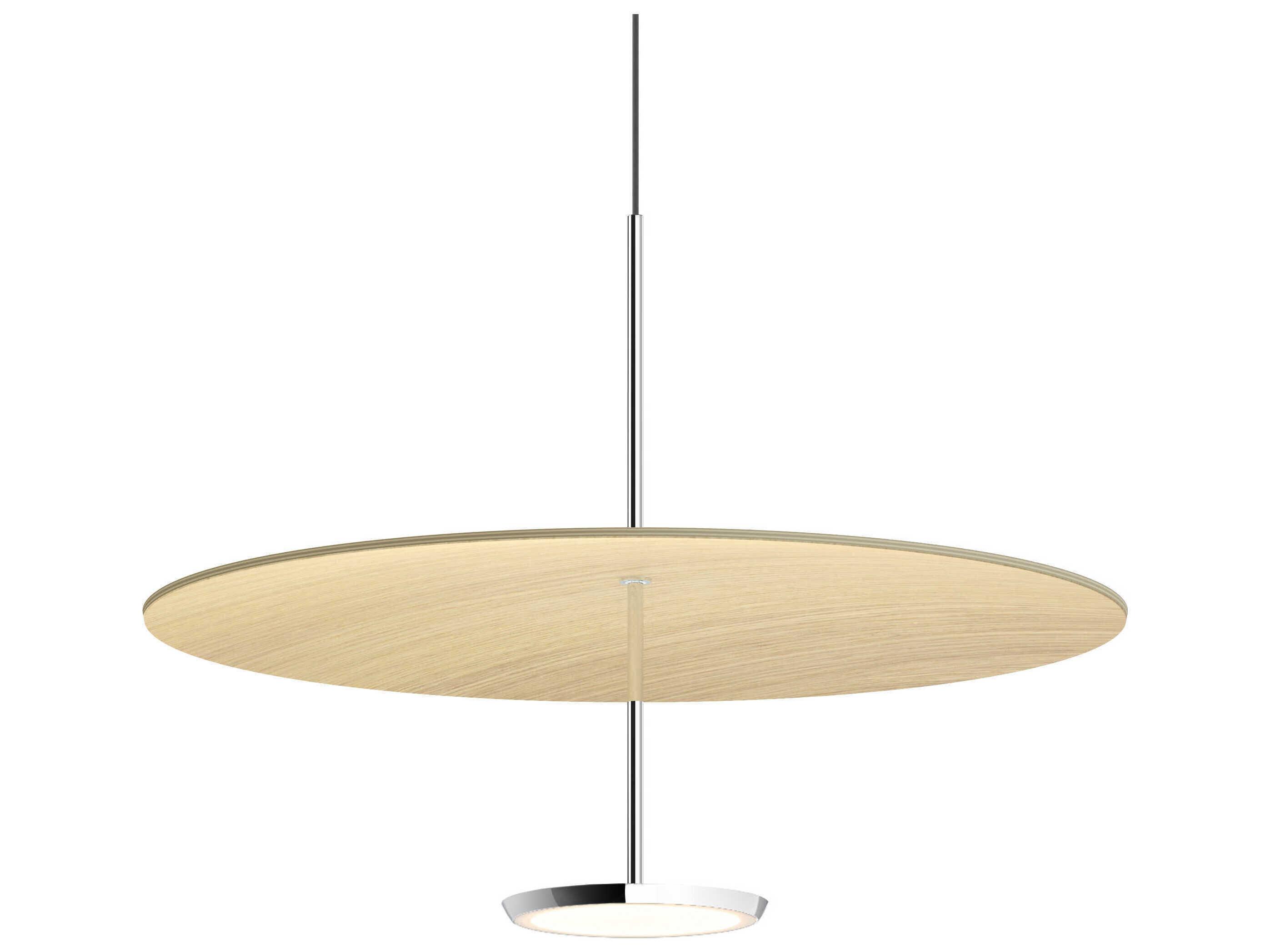 Pablo Sky 1-Light Chrome Round Pendant