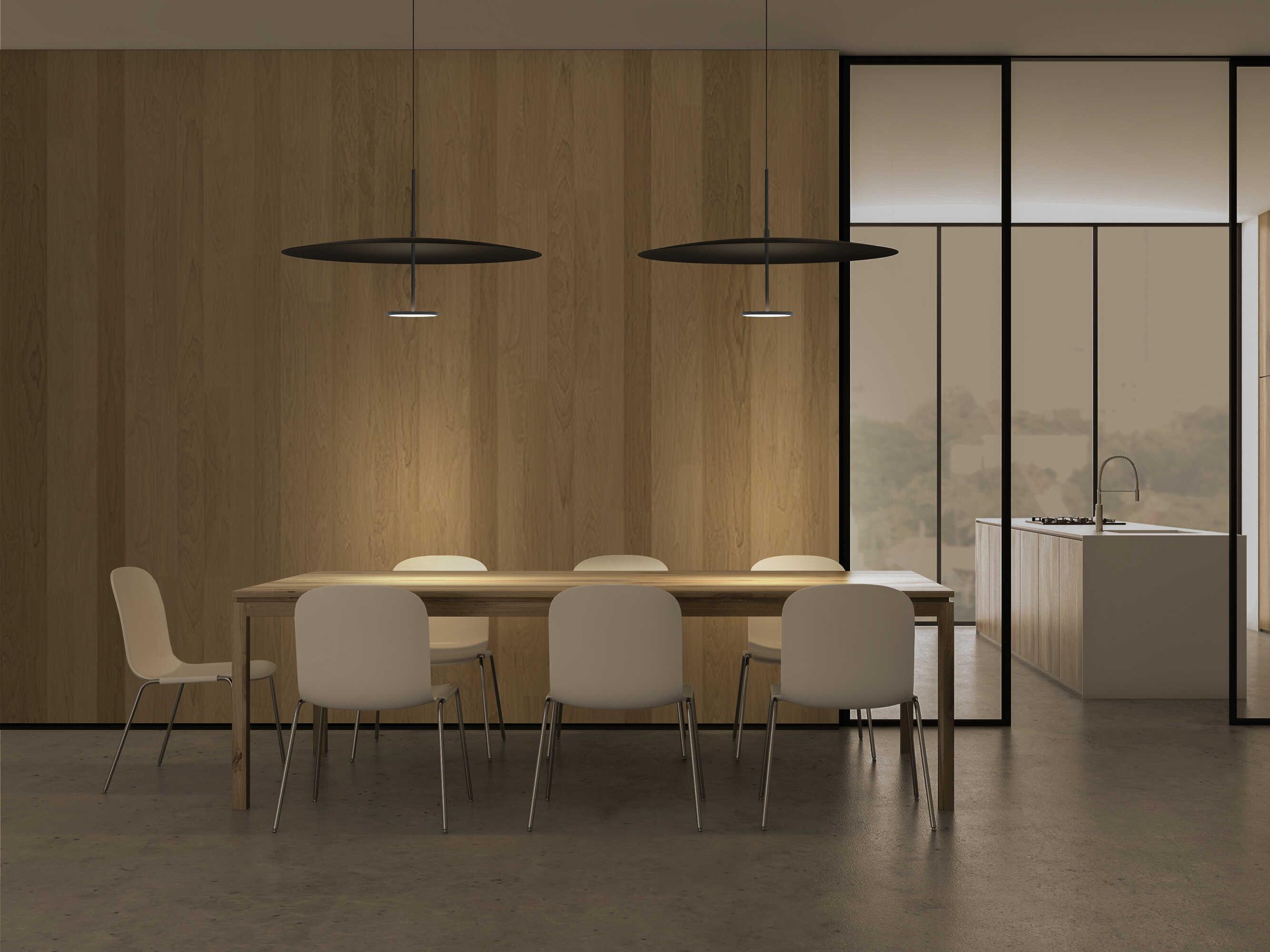 Pablo Sky 1-Light Black Round Pendant