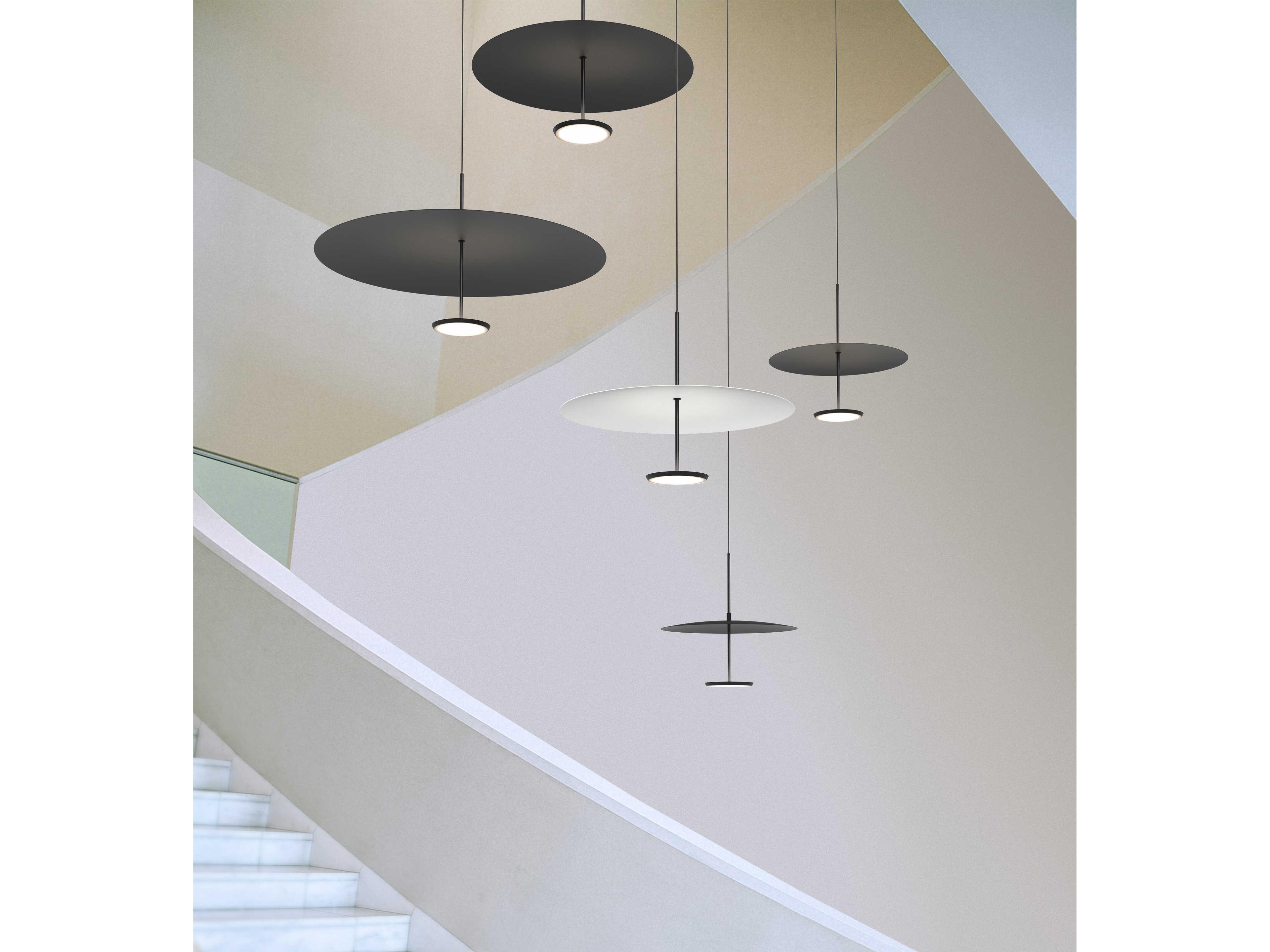 Pablo Sky 1-Light Black Round Pendant