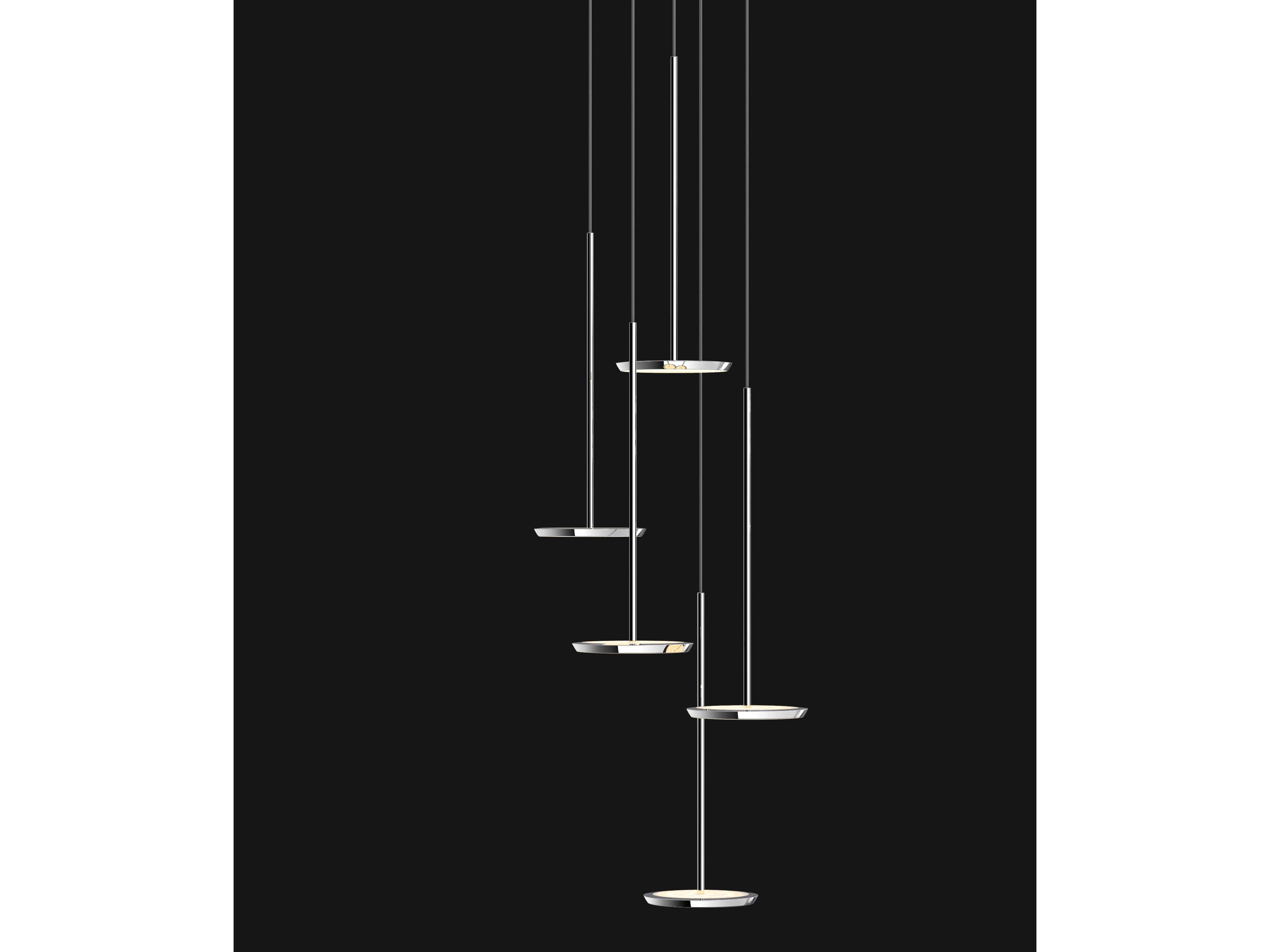 Pablo Sky Solo 5-Light Chrome Linear Chandelier