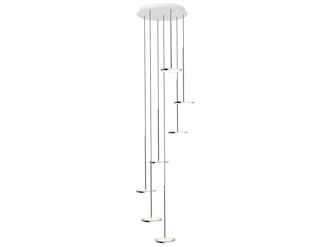 Pablo Sky Solo 5-Light Chrome Linear Chandelier