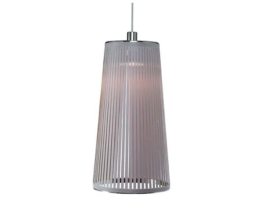 Pablo Solis 1-Light Silver Cylinder Pendant