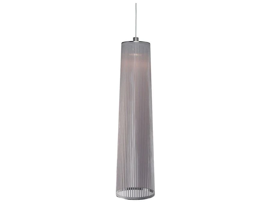 Pablo Solis 1-Light Silver Cylinder Pendant