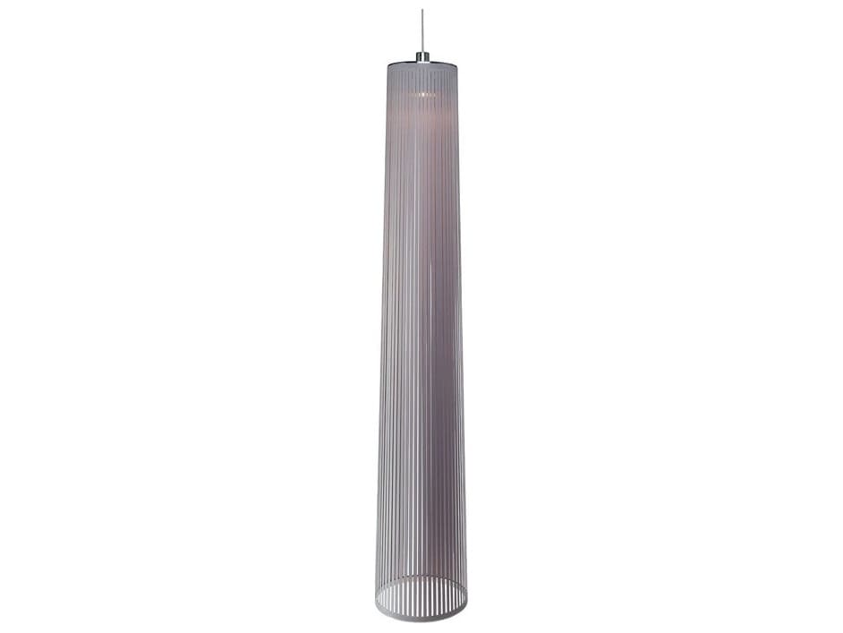 Pablo Solis 1-Light Silver Cylinder Pendant