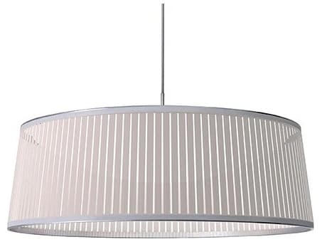 Pablo Solis 1-Light White Drum Pendant