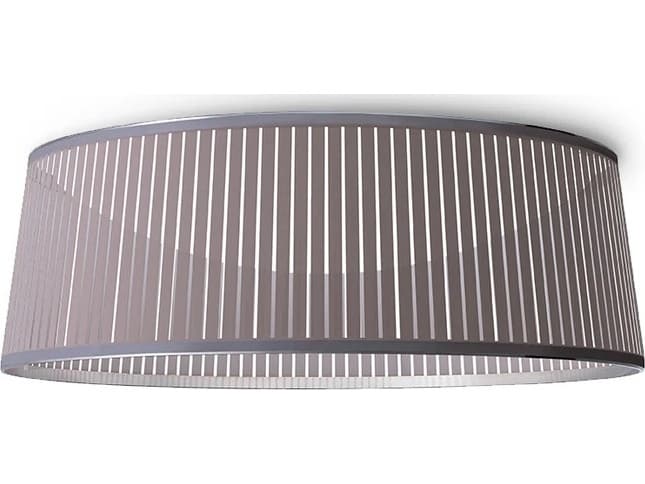 Pablo Solis 1-Light Silver Drum Flush Mount