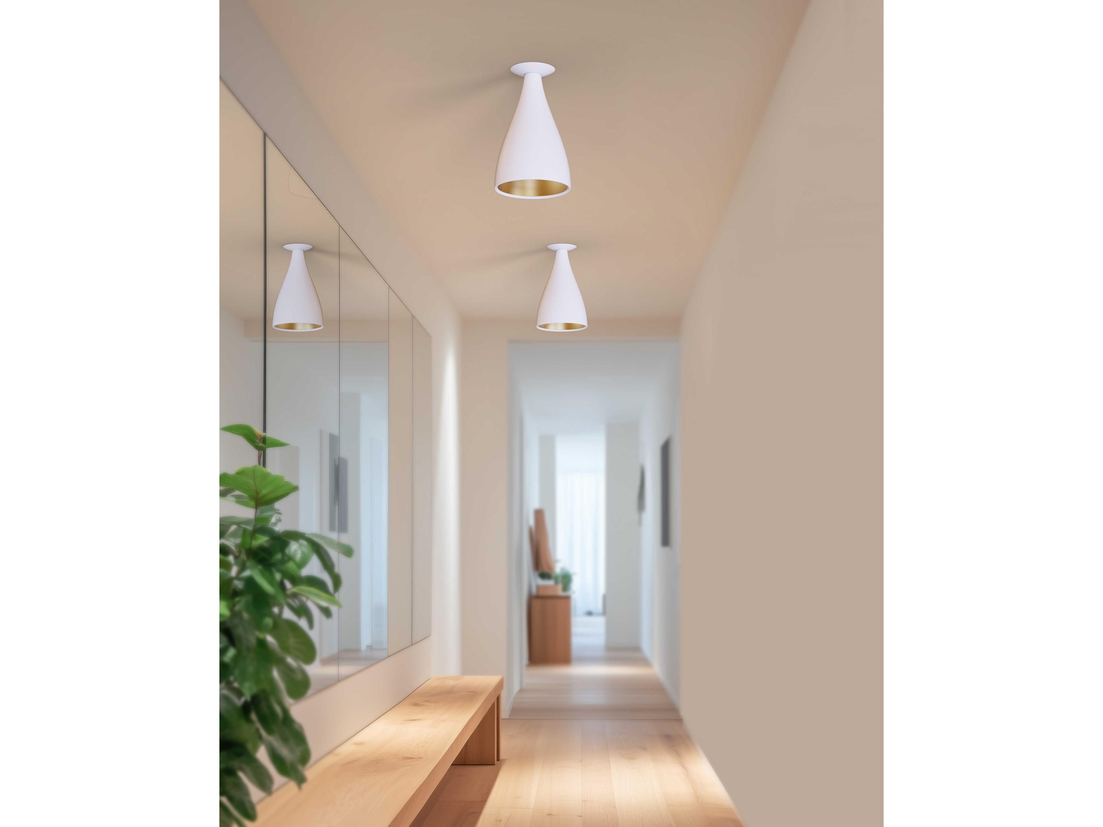 Pablo Swell Narrow 1-Light Flush Mount