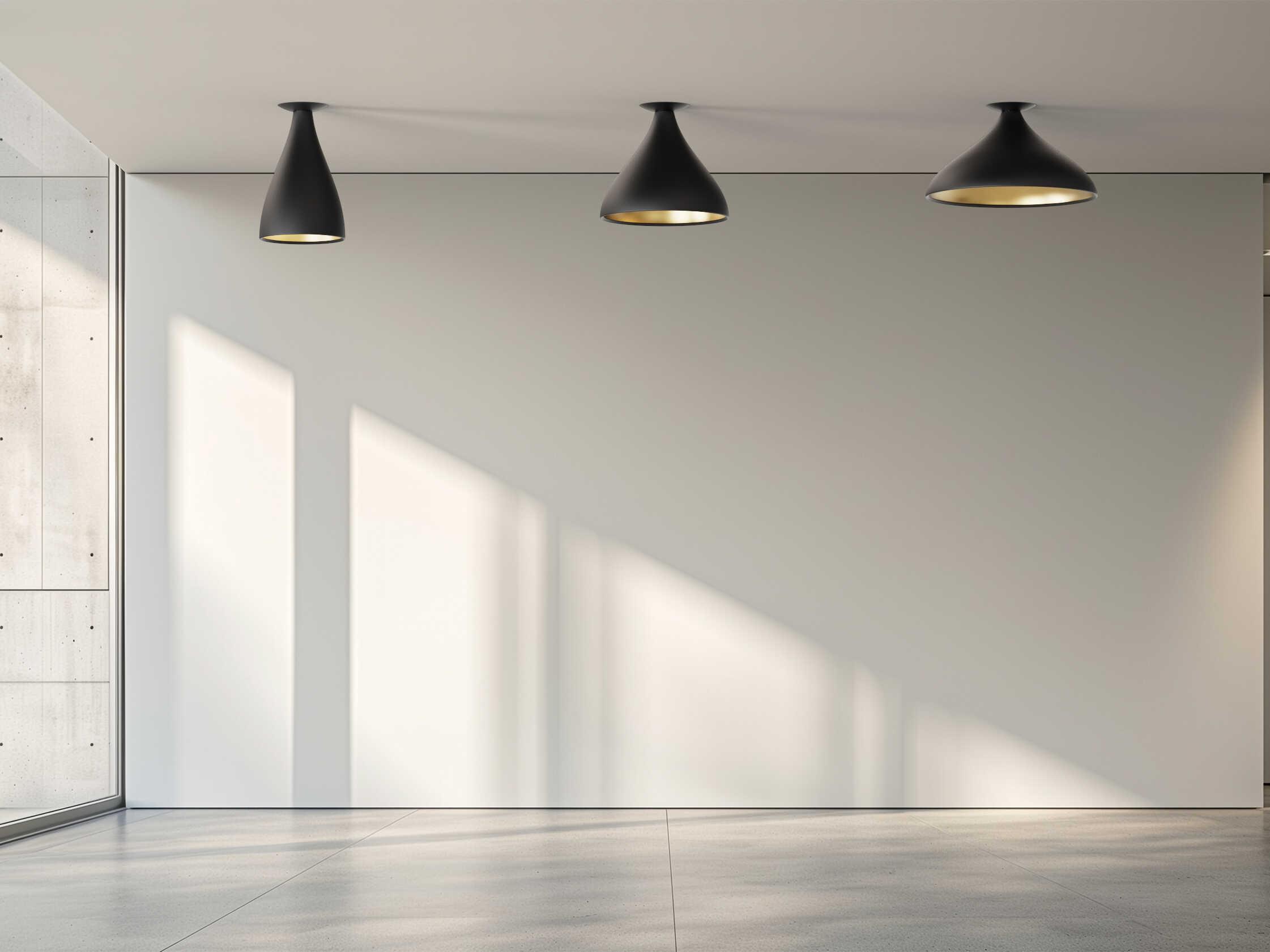 Pablo Swell-XL Wide 1-Light Dome Flush Mount