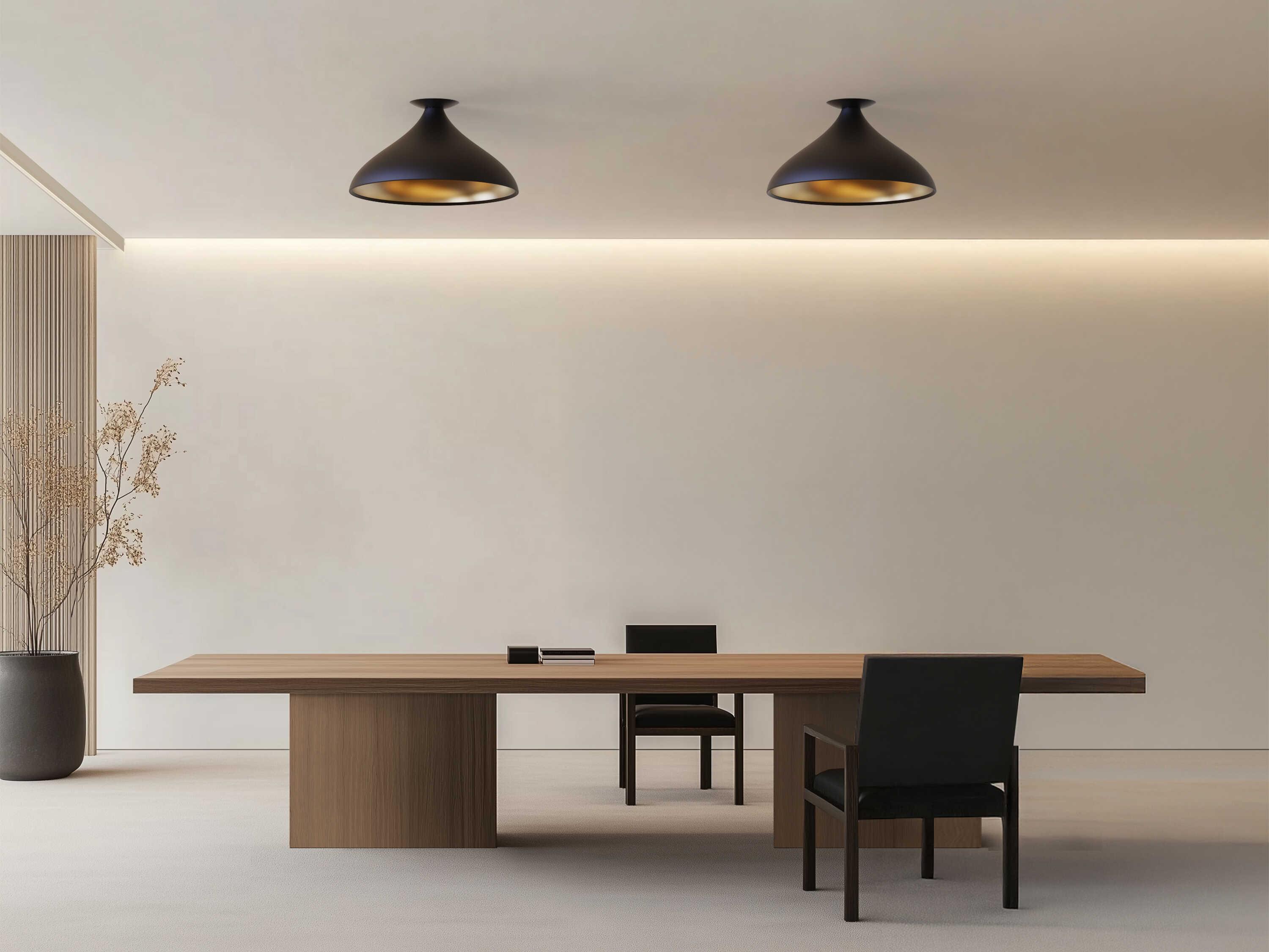 Pablo Swell-XL Wide 1-Light Dome Flush Mount