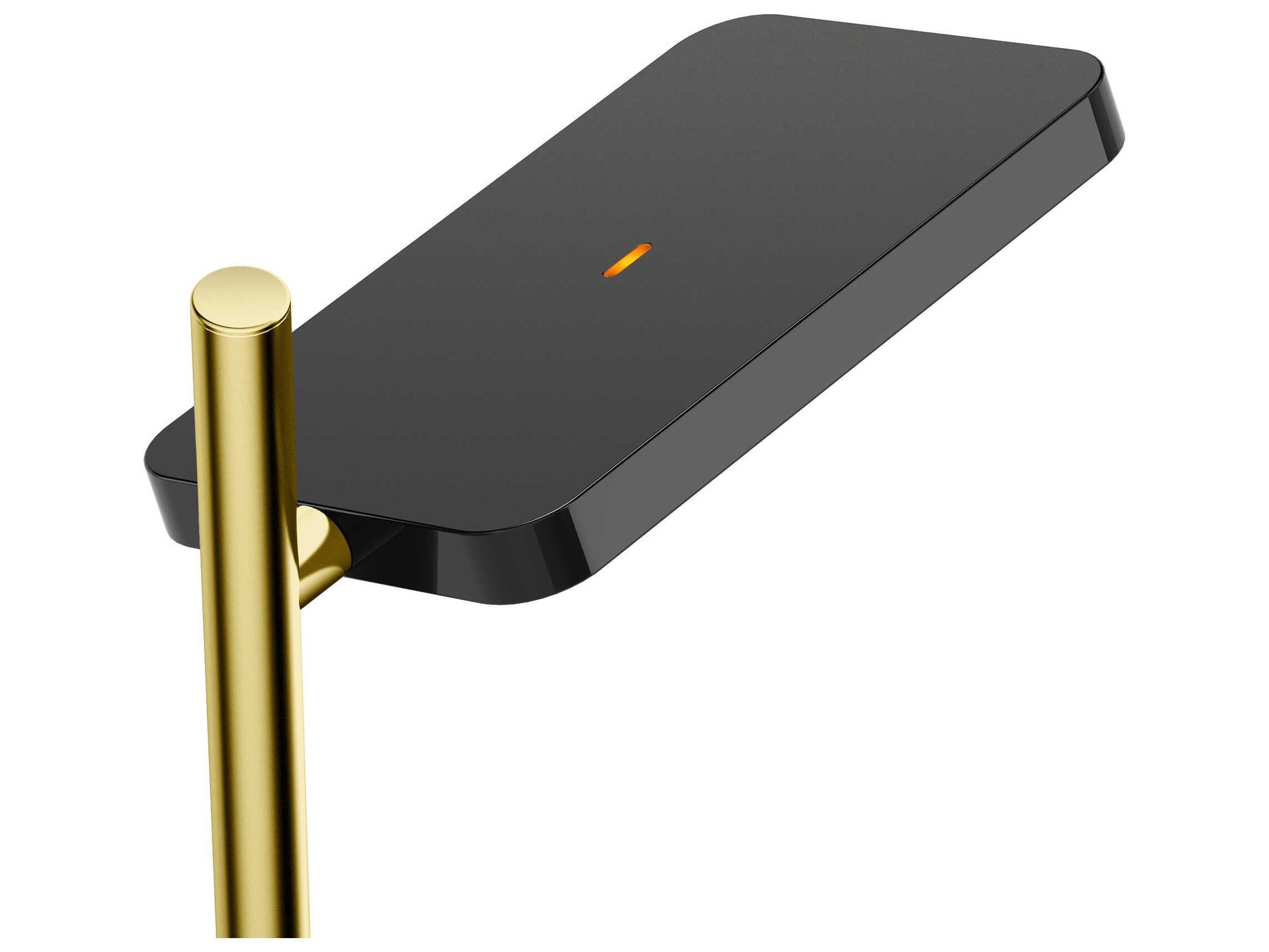 Pablo Talia Black Brass Floor Lamp