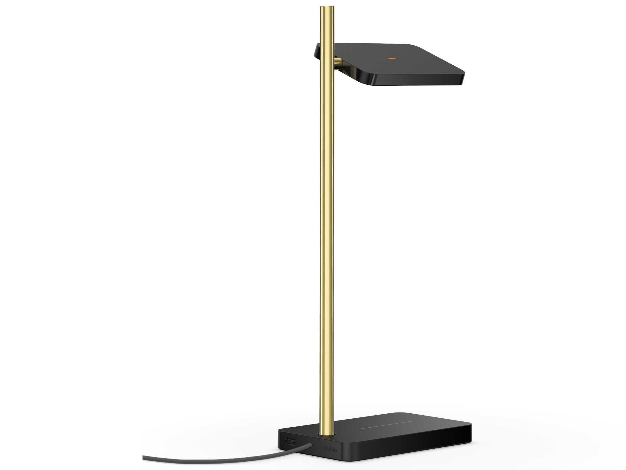 Pablo Talia Black Brass Desk Lamp
