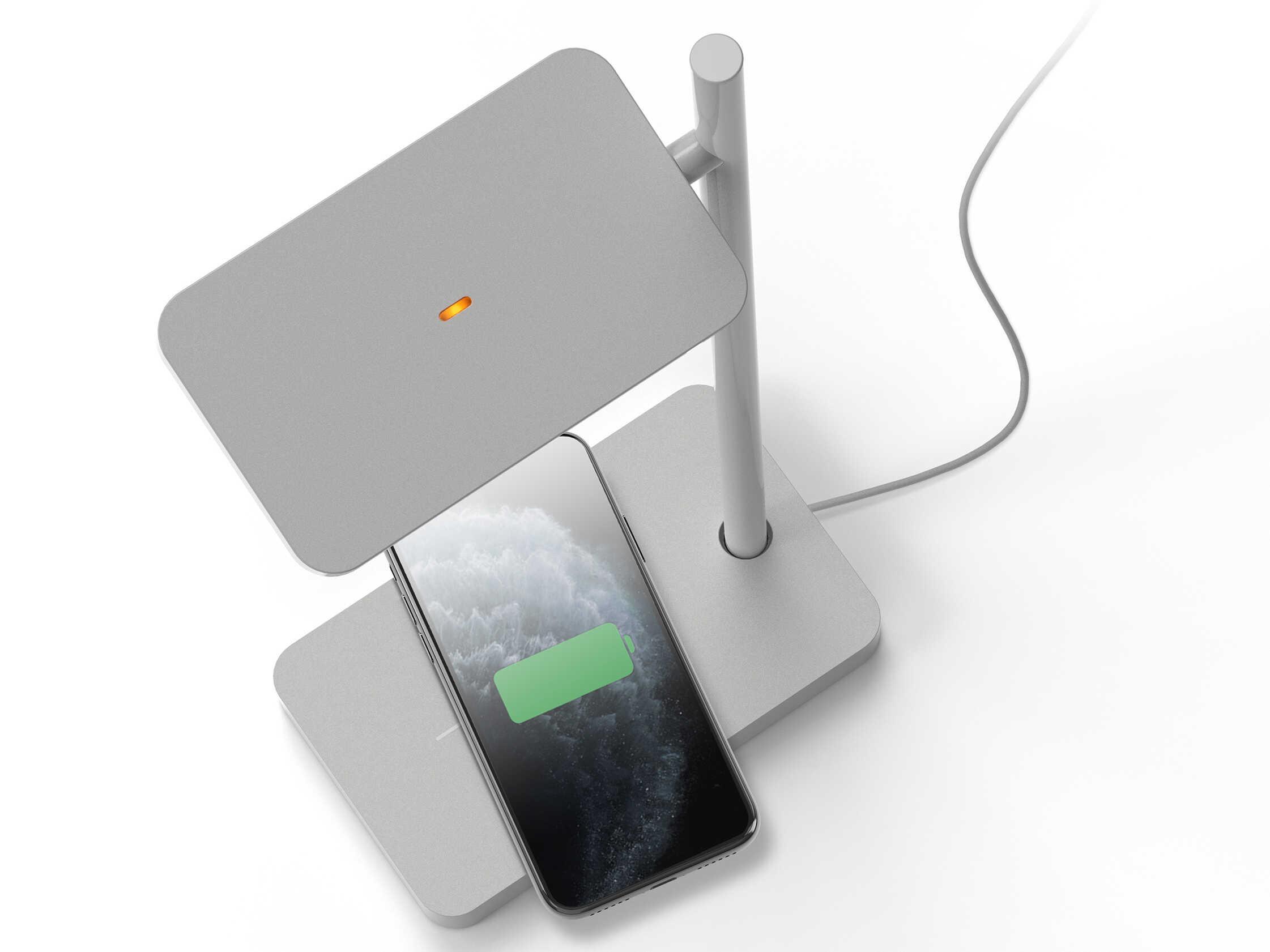 Pablo Talia Grey Desk Lamp