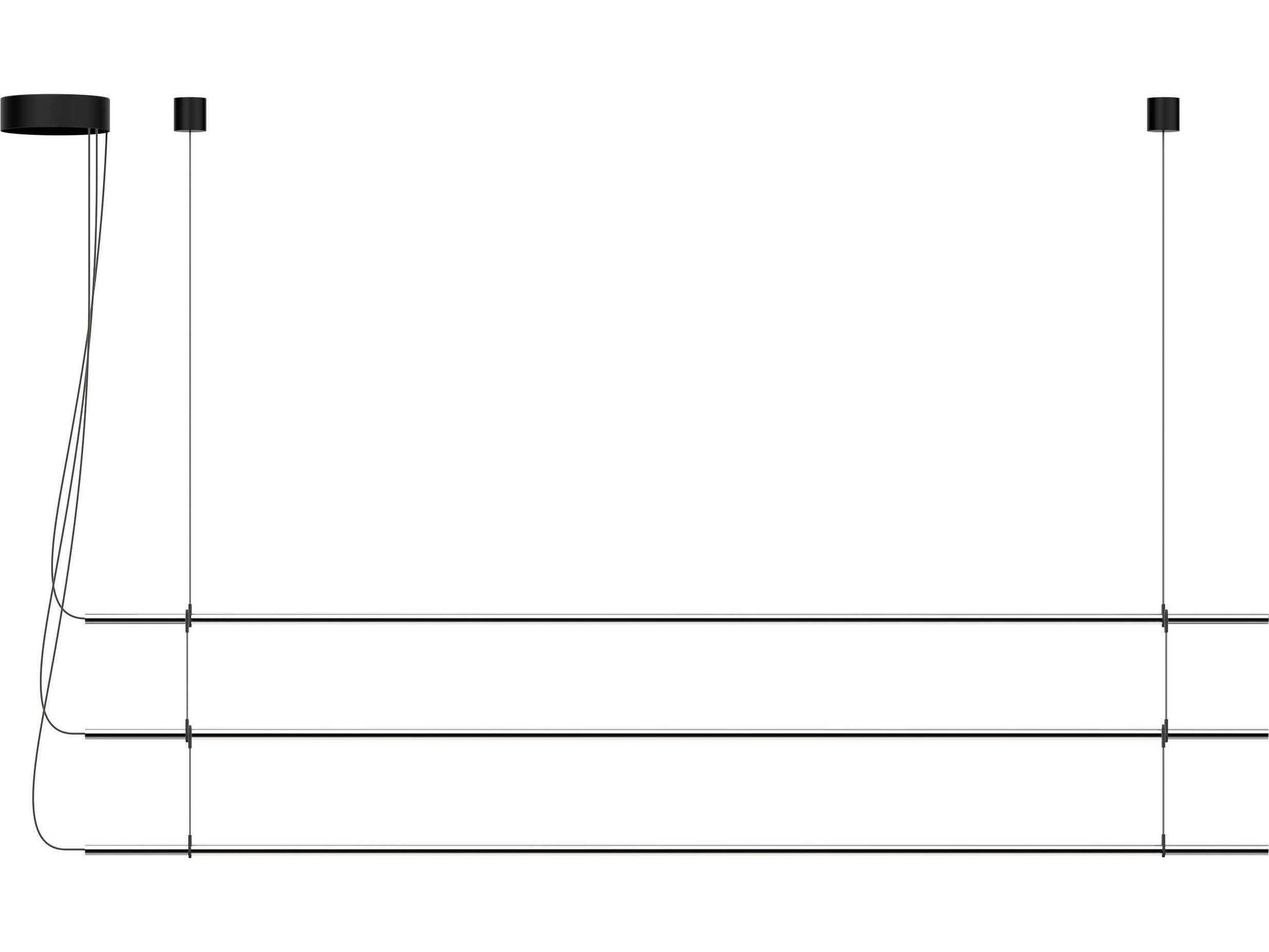 Pablo T.O 3-Light Chrome Linear Island Pendant